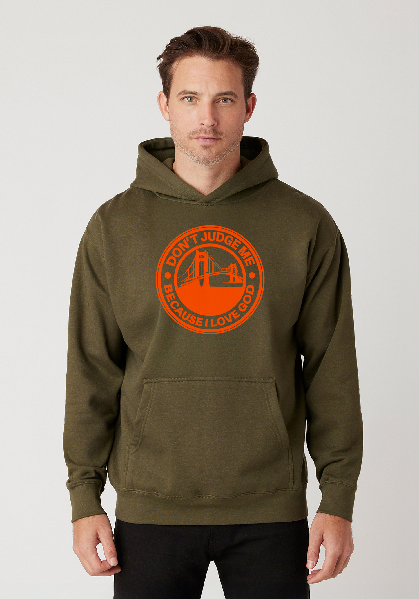 Military Green - Unisex Faith Hoodie – The Bay
