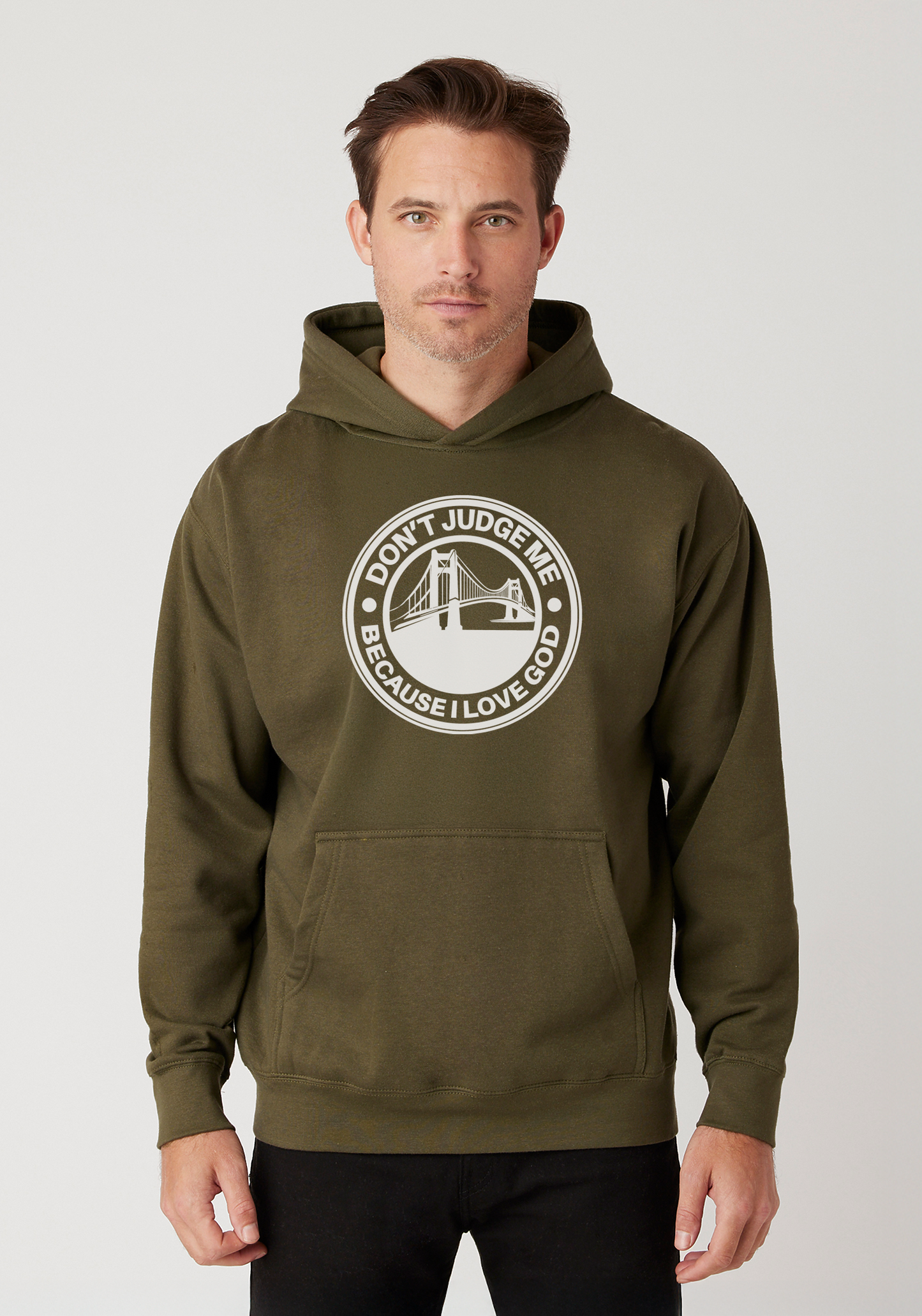 Military Green - Unisex Faith Hoodie – The Bay