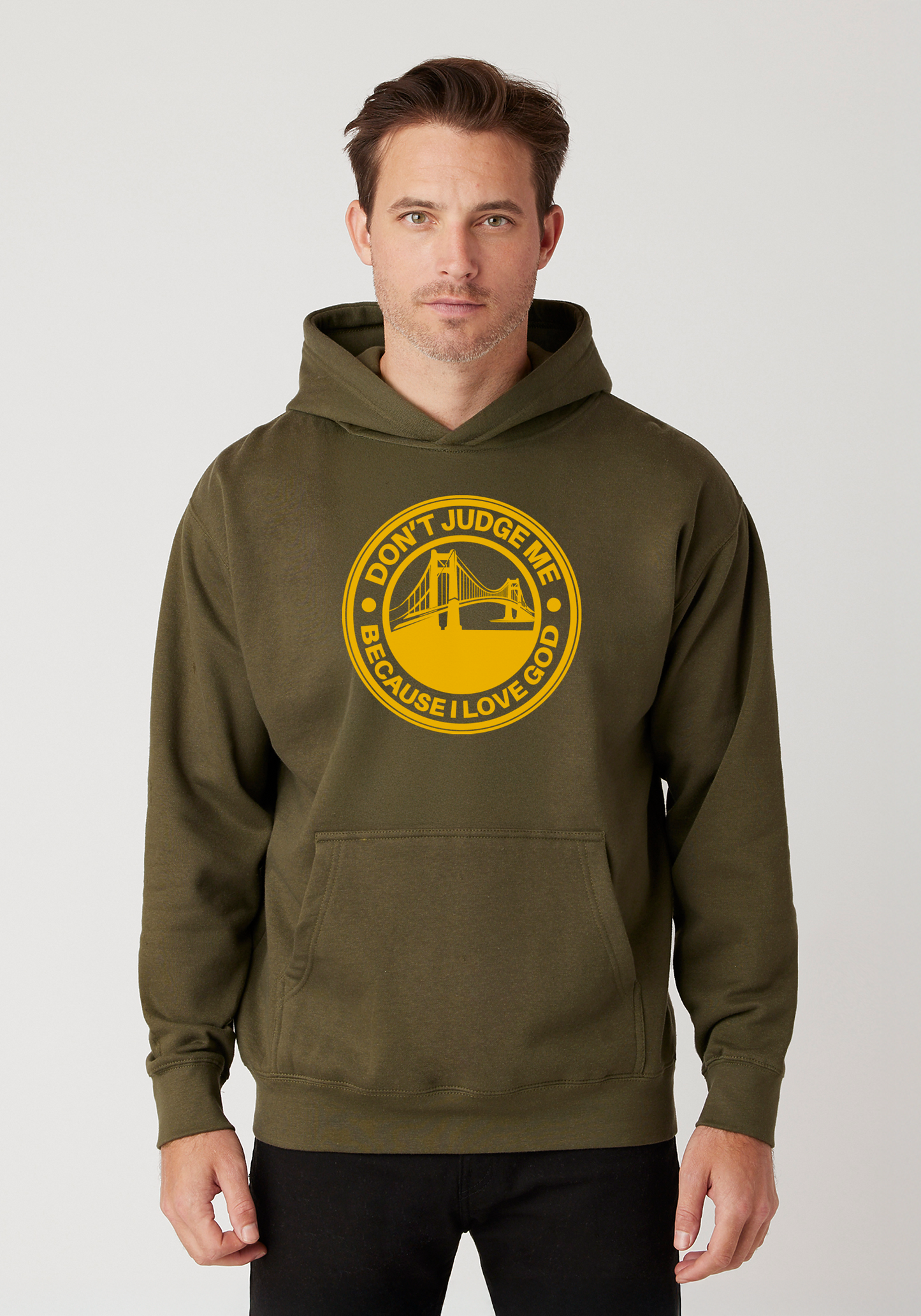 Military Green - Unisex Faith Hoodie – The Bay