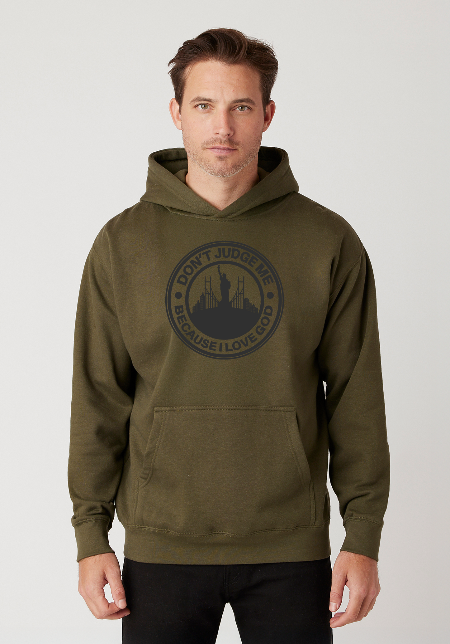 Military Green - Unisex Faith Hoodie – The City