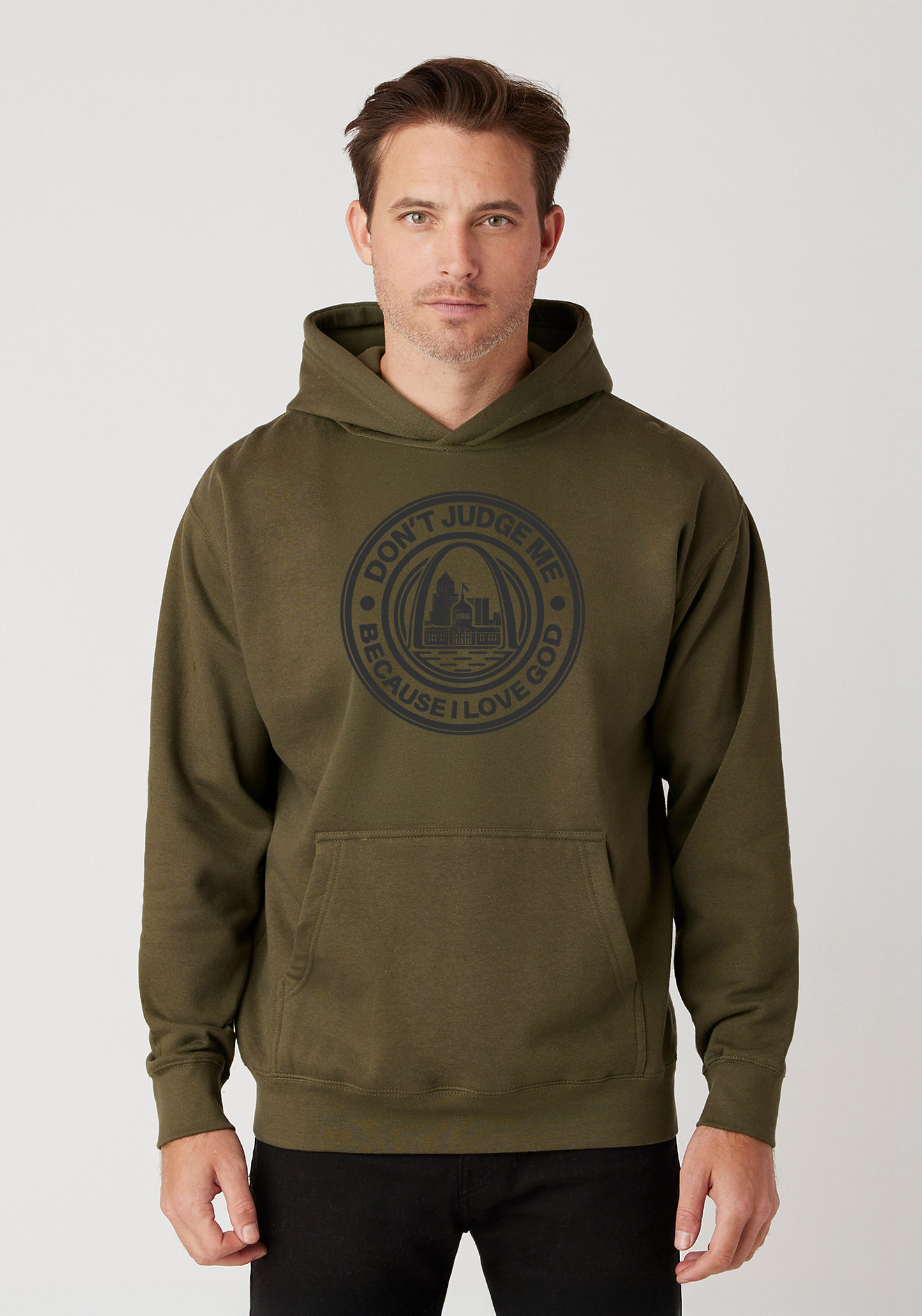 Military Green - Unisex Faith Hoodie – The Lou