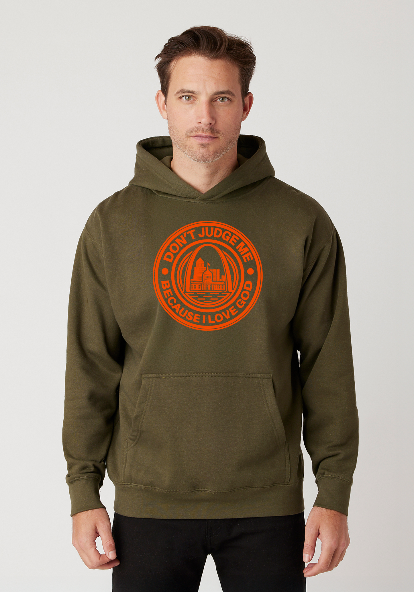 Military Green - Unisex Faith Hoodie – The Lou