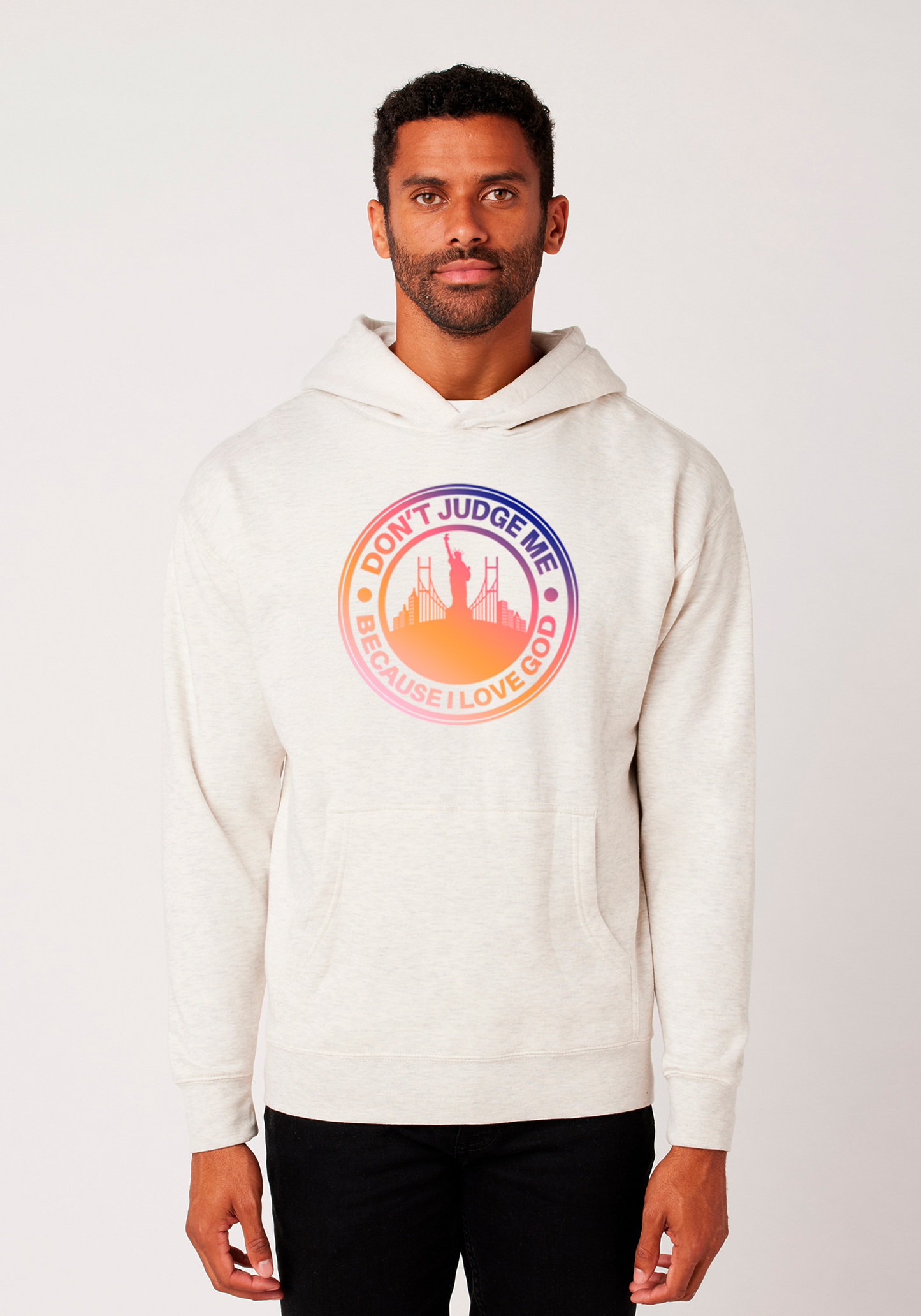 Oatmeal Heather - Unisex Faith Hoodie – The City