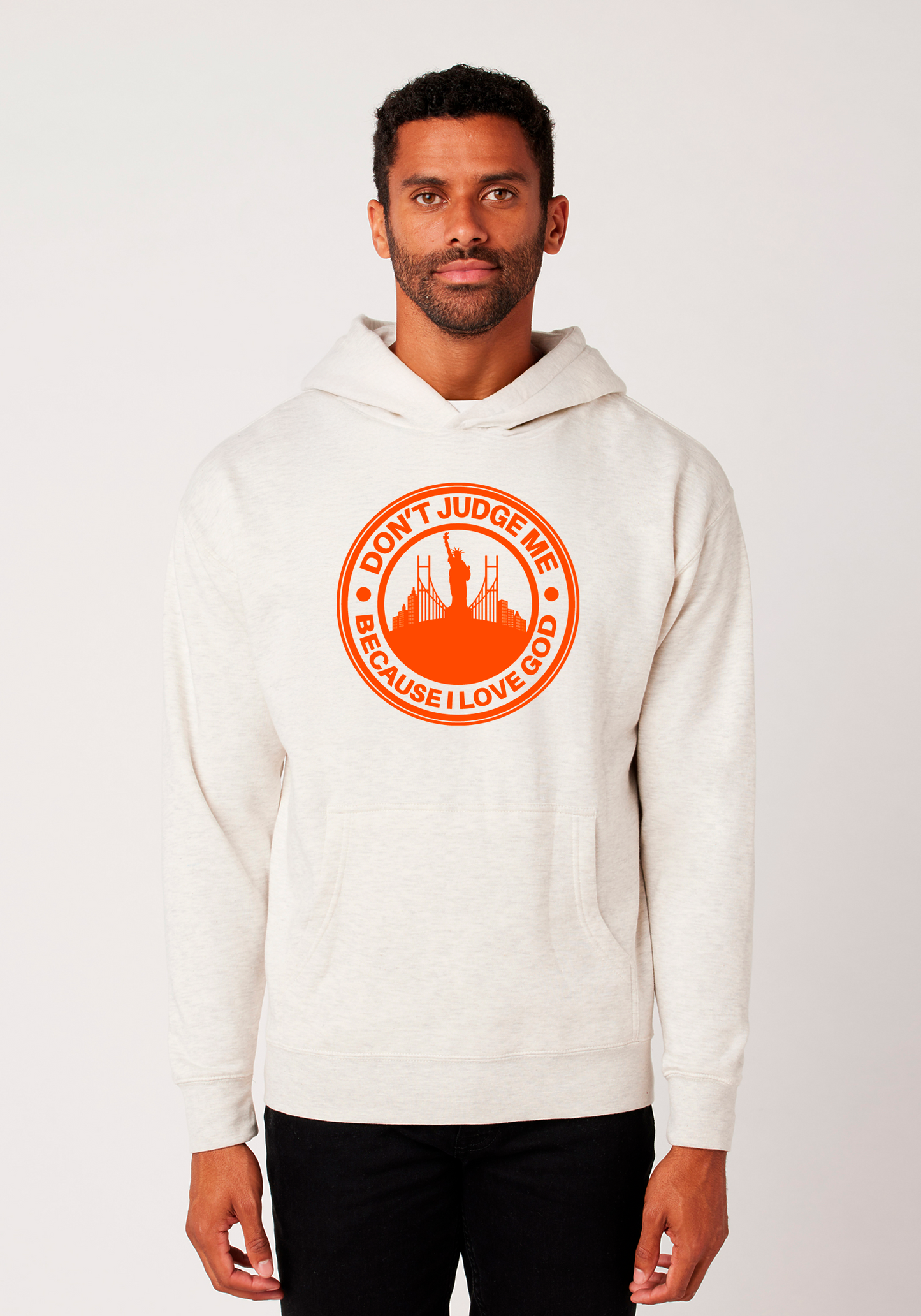 Oatmeal Heather - Unisex Faith Hoodie – The City