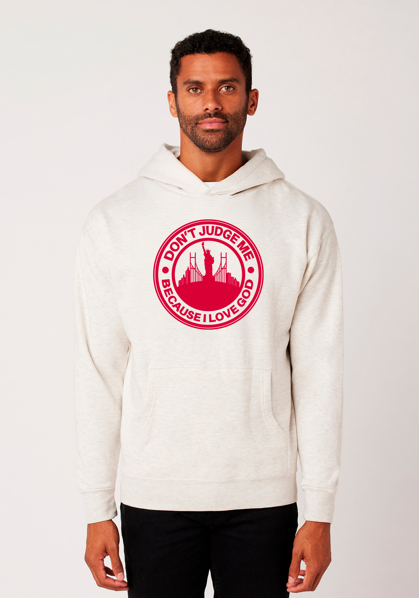 Oatmeal Heather - Unisex Faith Hoodie – The City