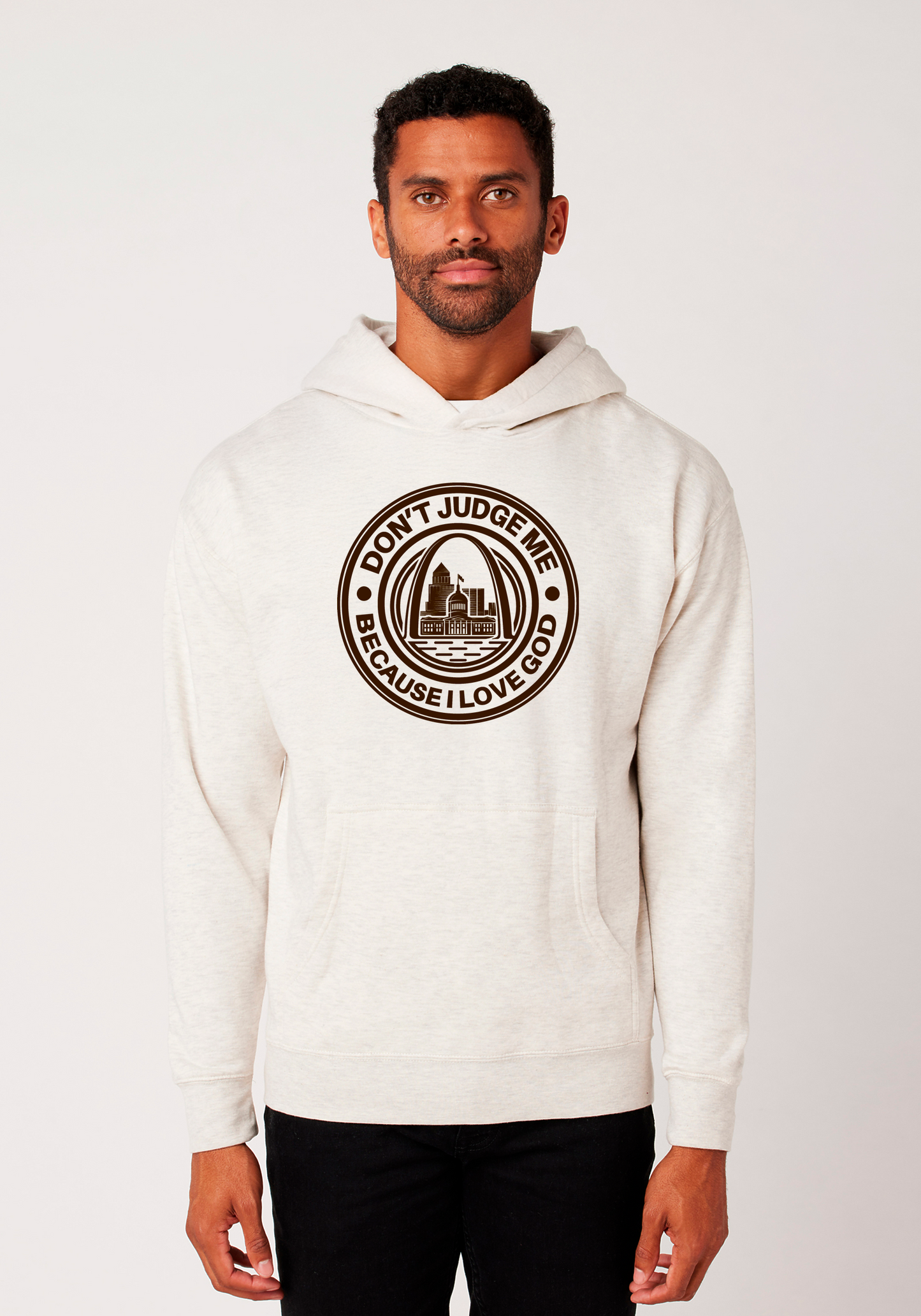 Oatmeal Heather - Unisex Faith Hoodie – The Lou