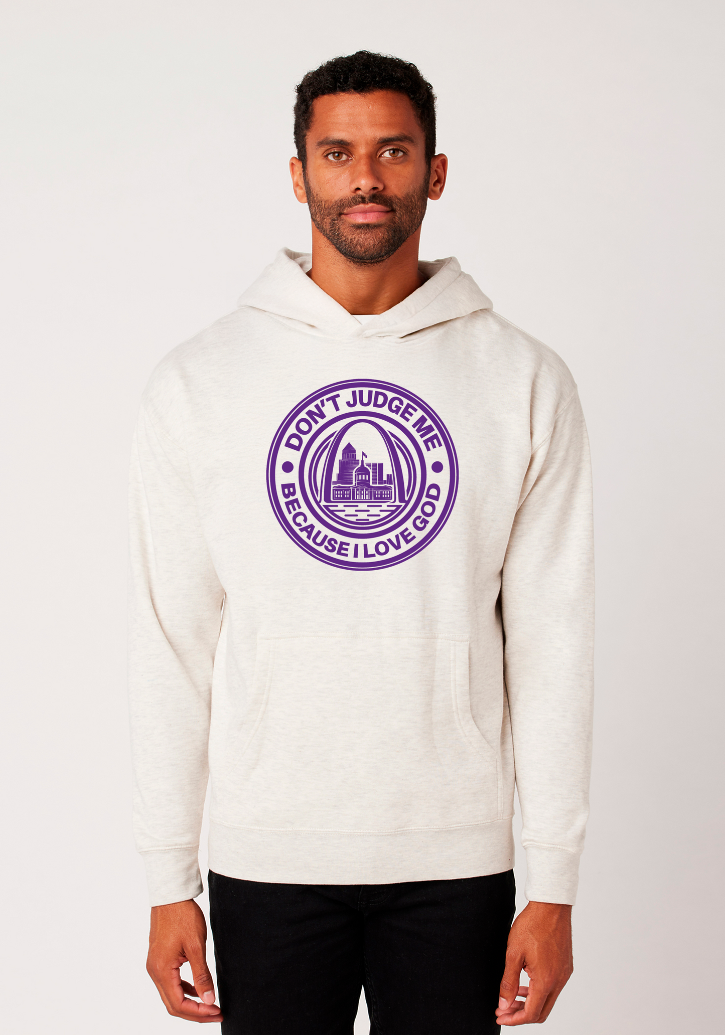 Oatmeal Heather - Unisex Faith Hoodie – The Lou