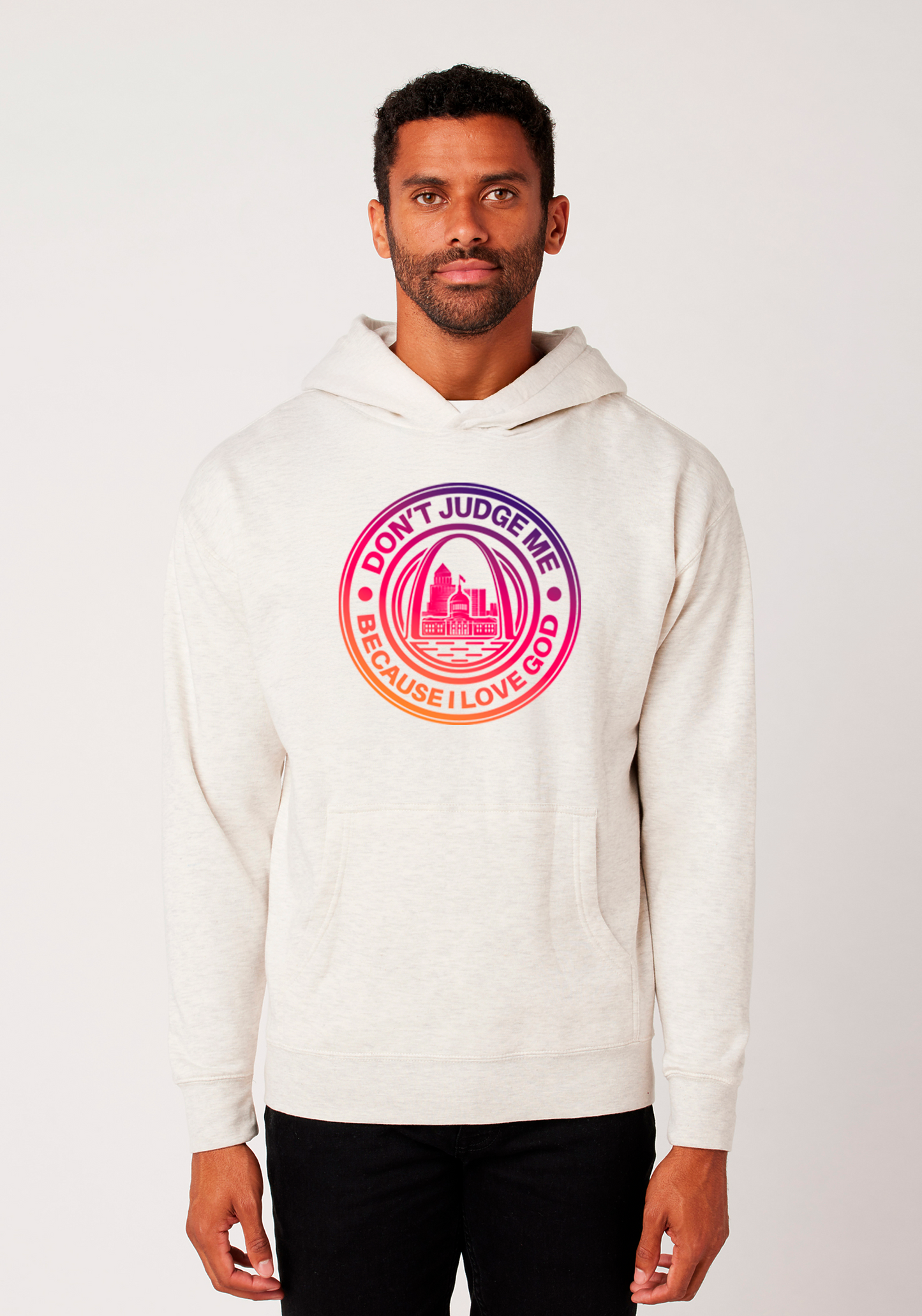 Oatmeal Heather - Unisex Faith Hoodie – The Lou