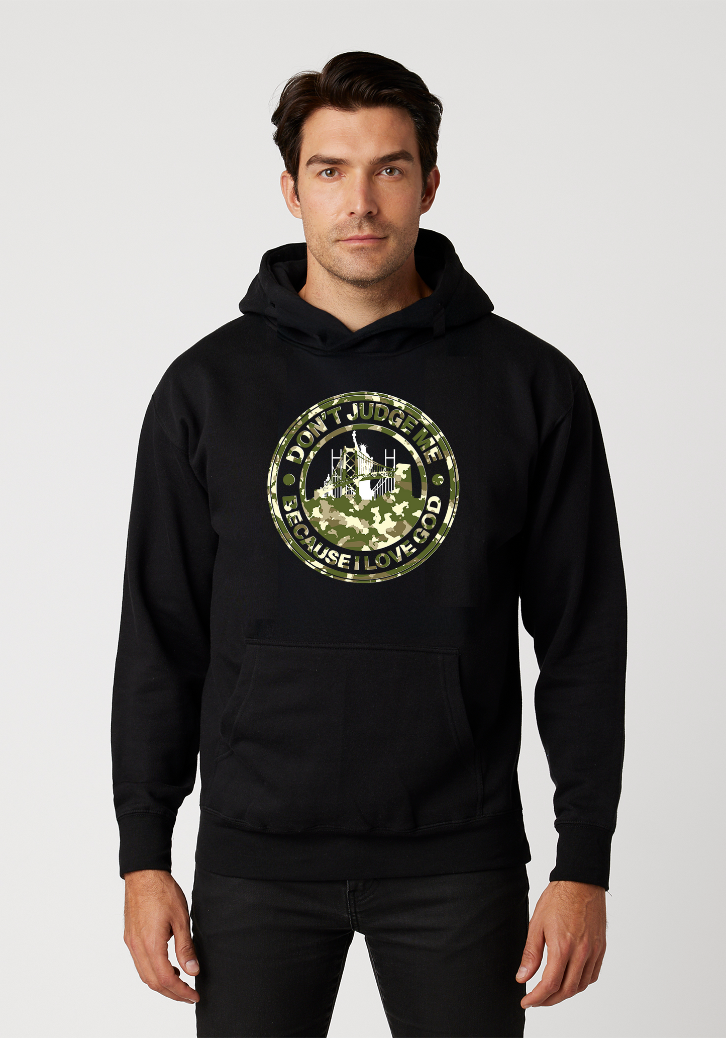 Black – Unisex Faith Hoodie – The Town