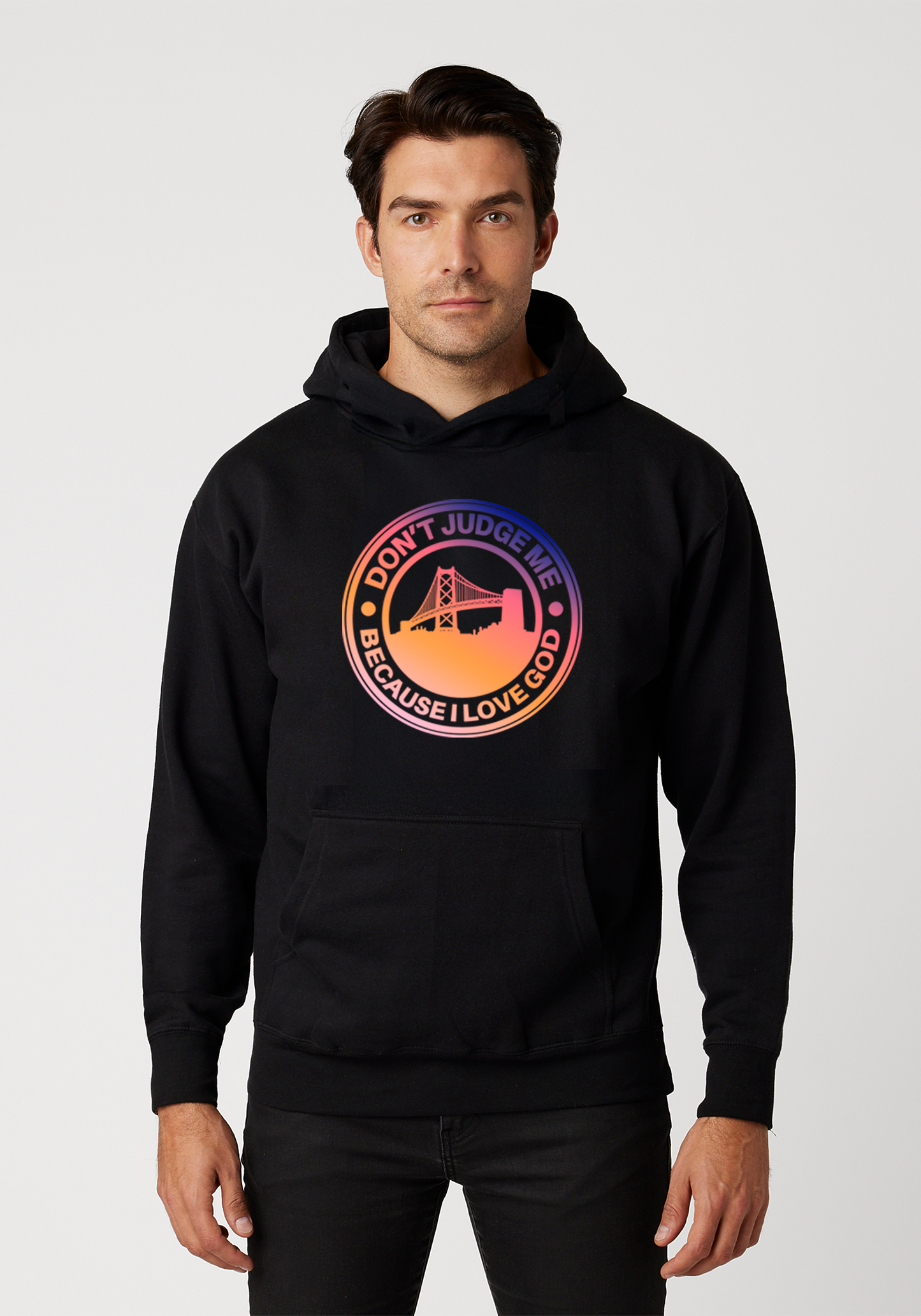 Black – Unisex Faith Hoodie – The Town