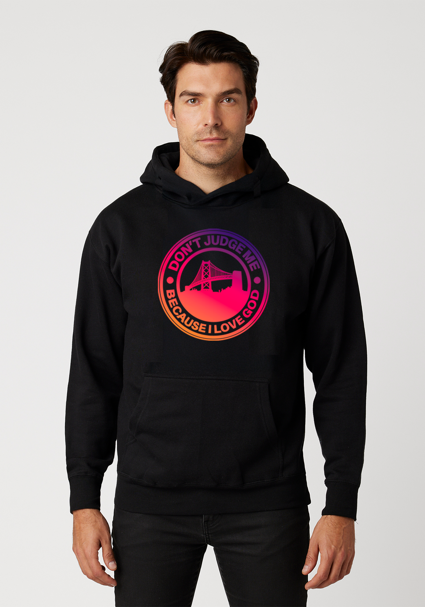 Black – Unisex Faith Hoodie – The Town
