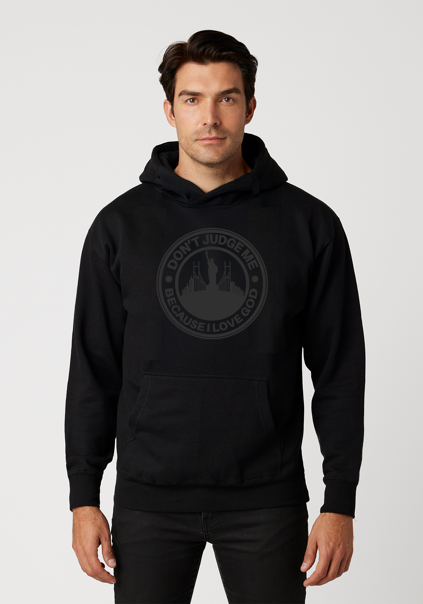 Black – Unisex Faith Hoodie – The City