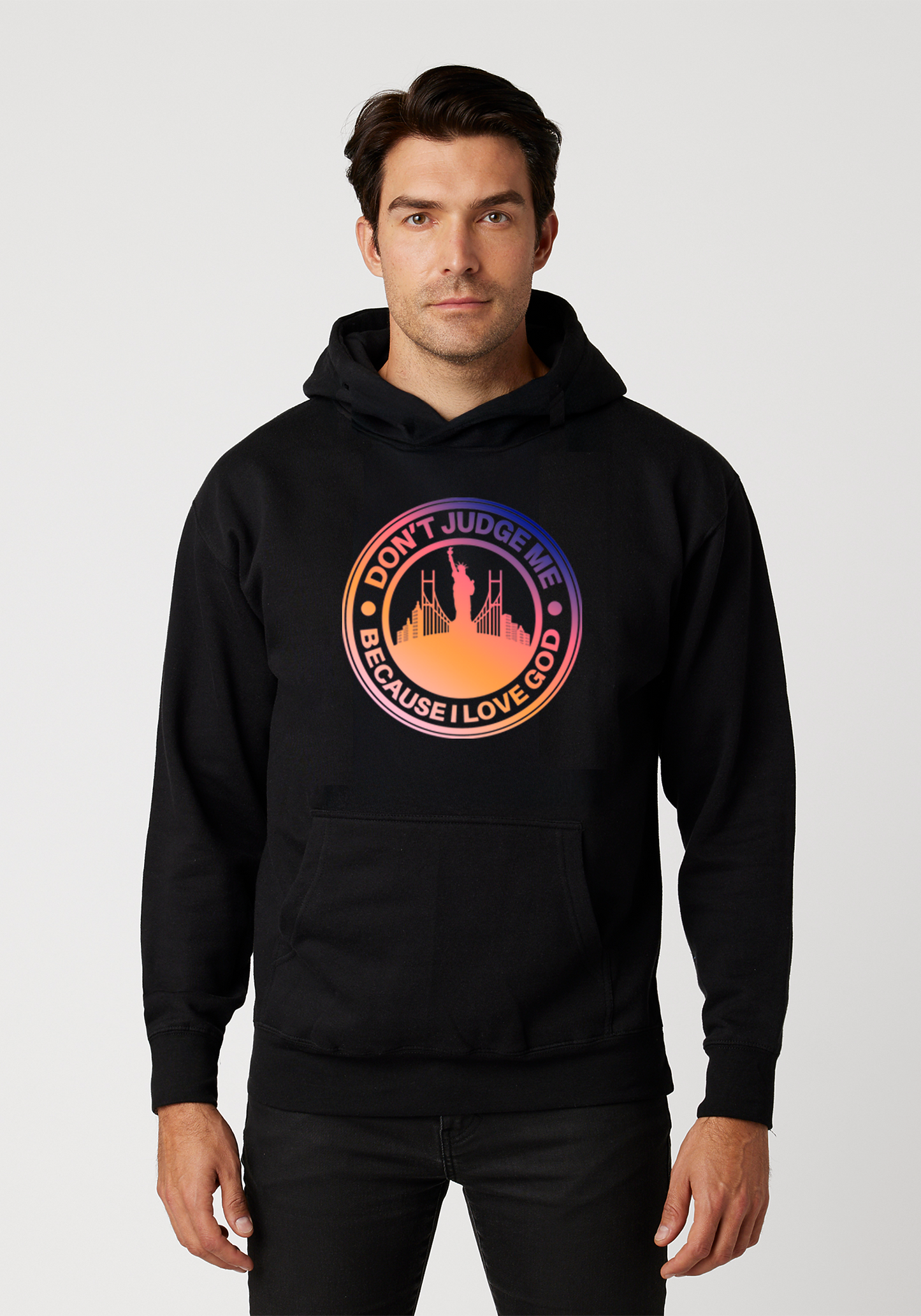 Black – Unisex Faith Hoodie – The City