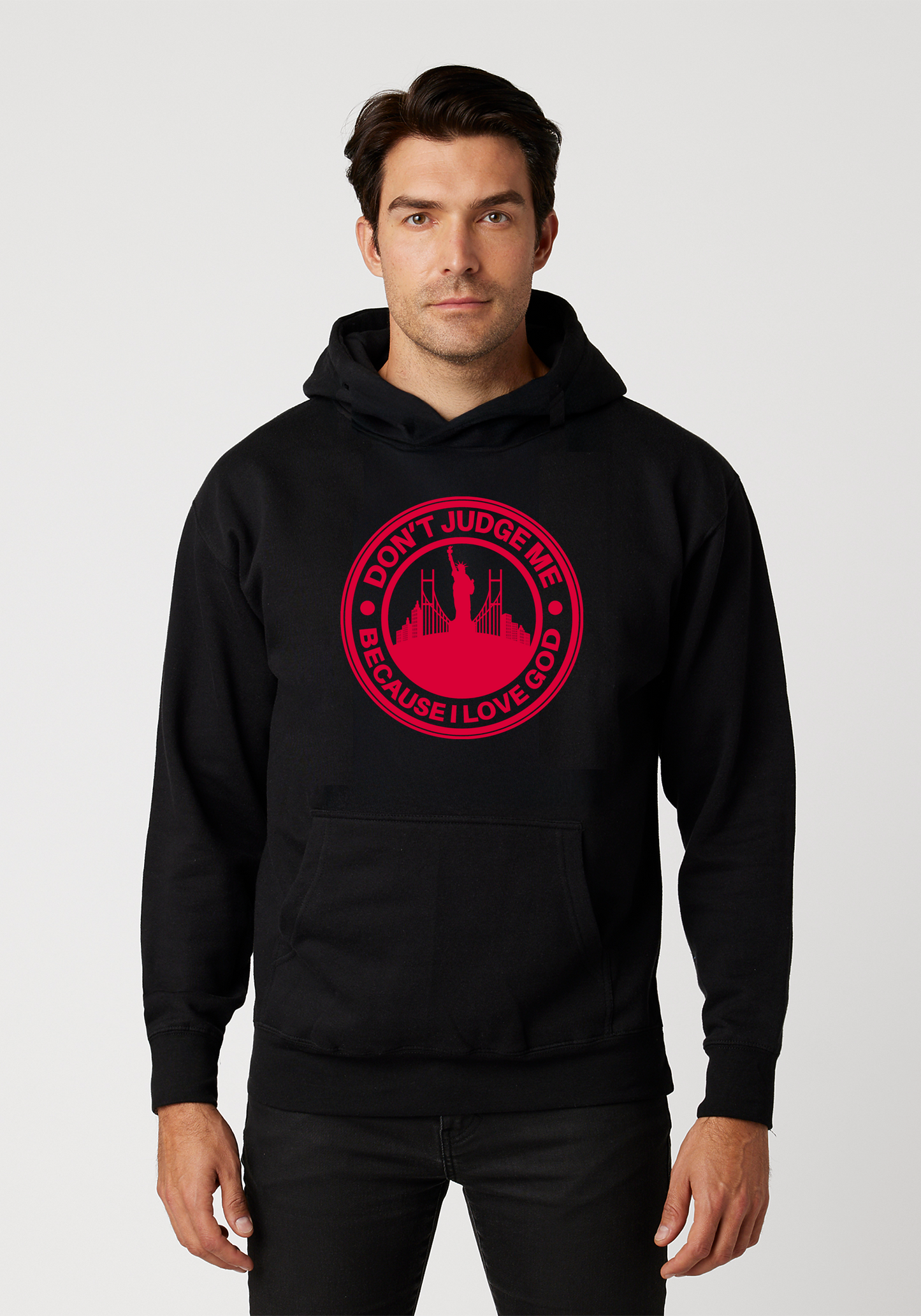 Black – Unisex Faith Hoodie – The City