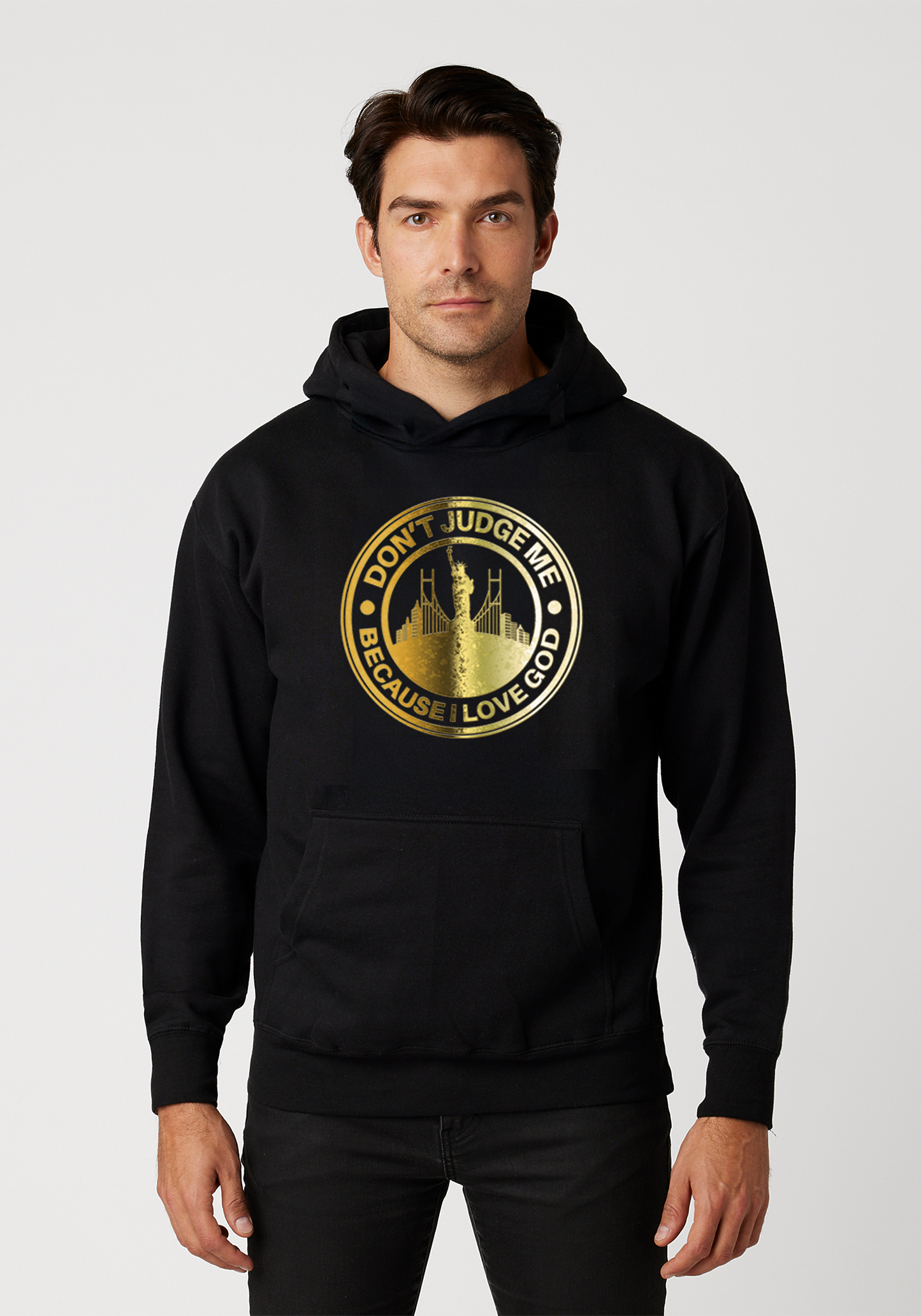 Black – Unisex Faith Hoodie – The City
