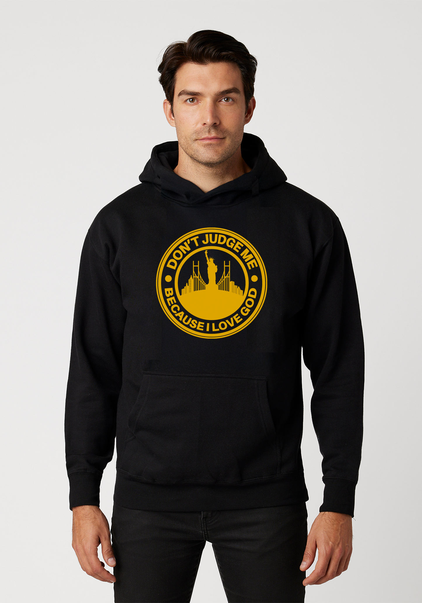 Black – Unisex Faith Hoodie – The City