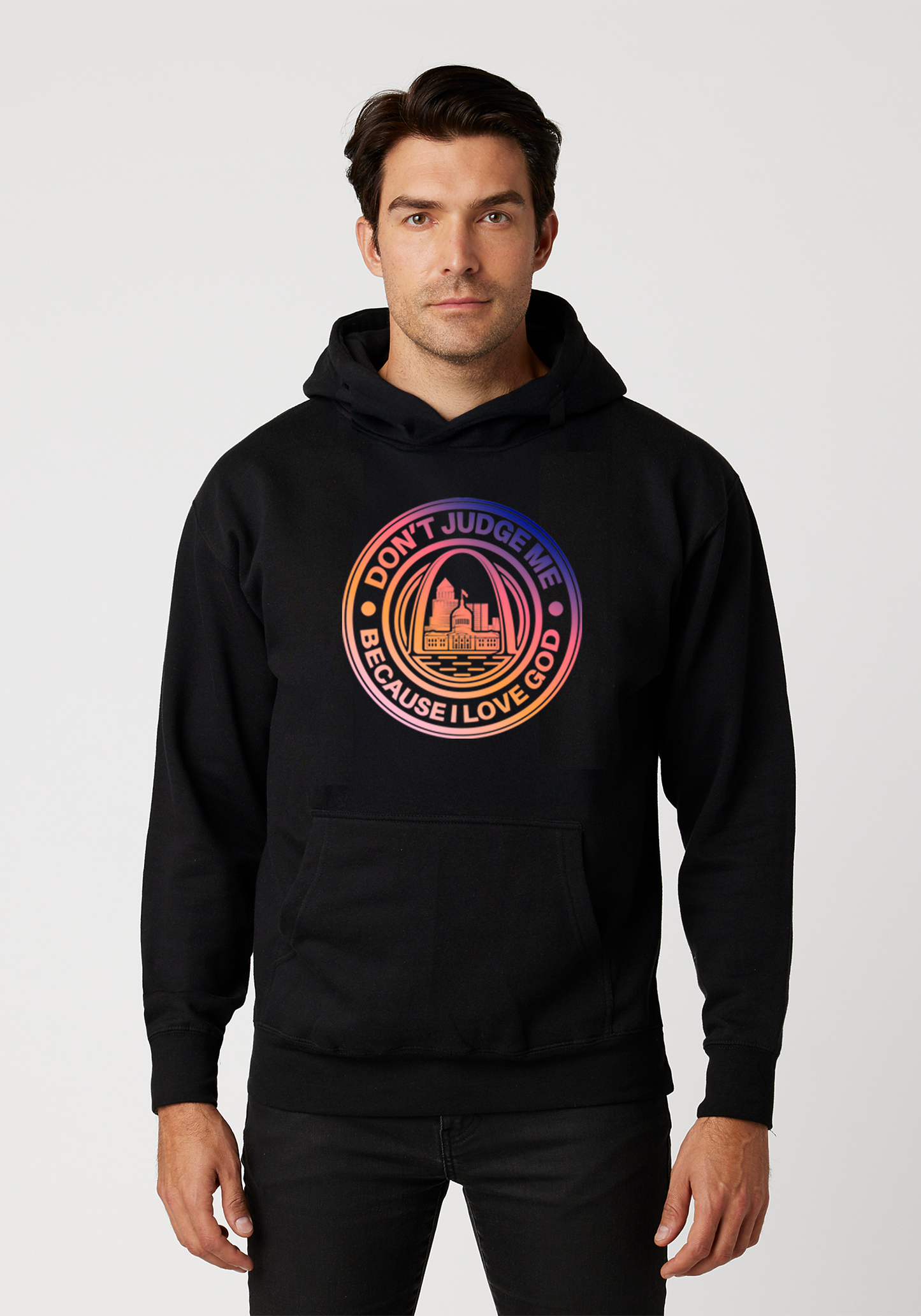 Black – Unisex Faith Hoodie – The Lou