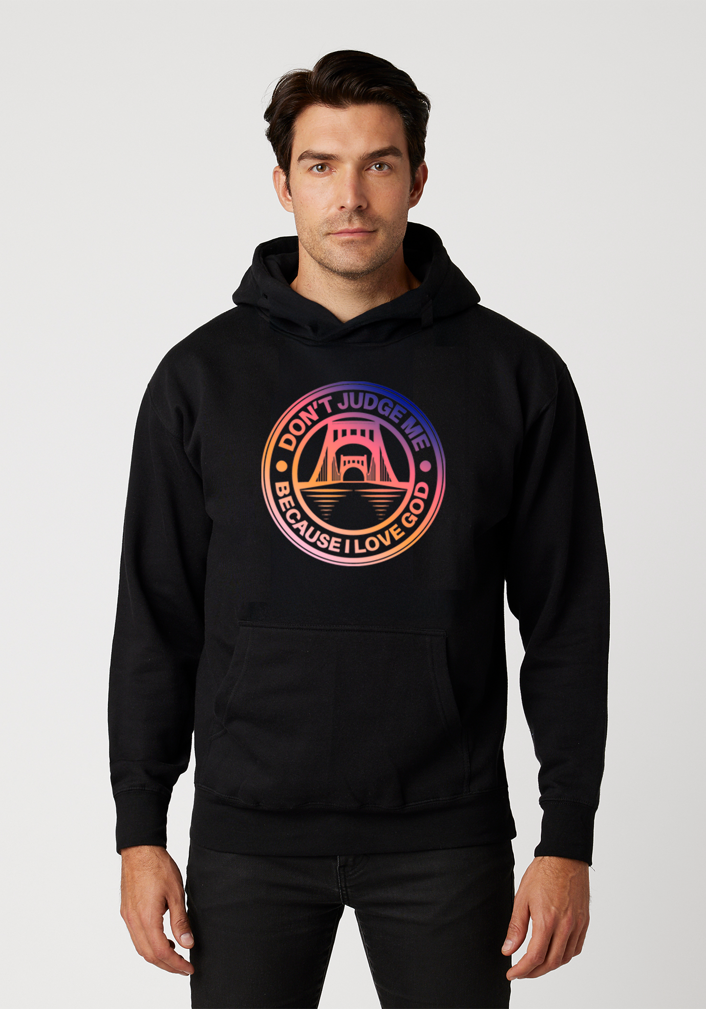 Black – Unisex Faith Hoodie – The Capital