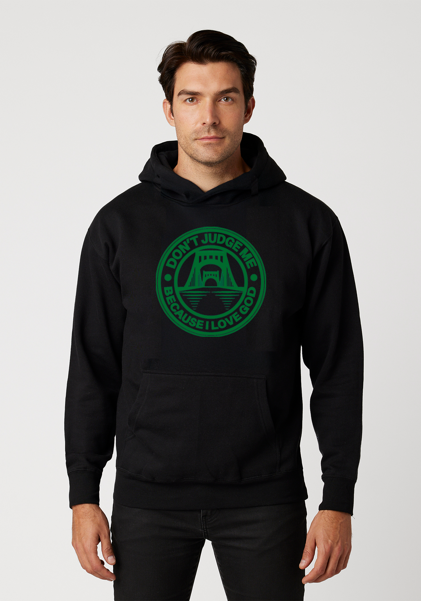 Black – Unisex Faith Hoodie – The Capital