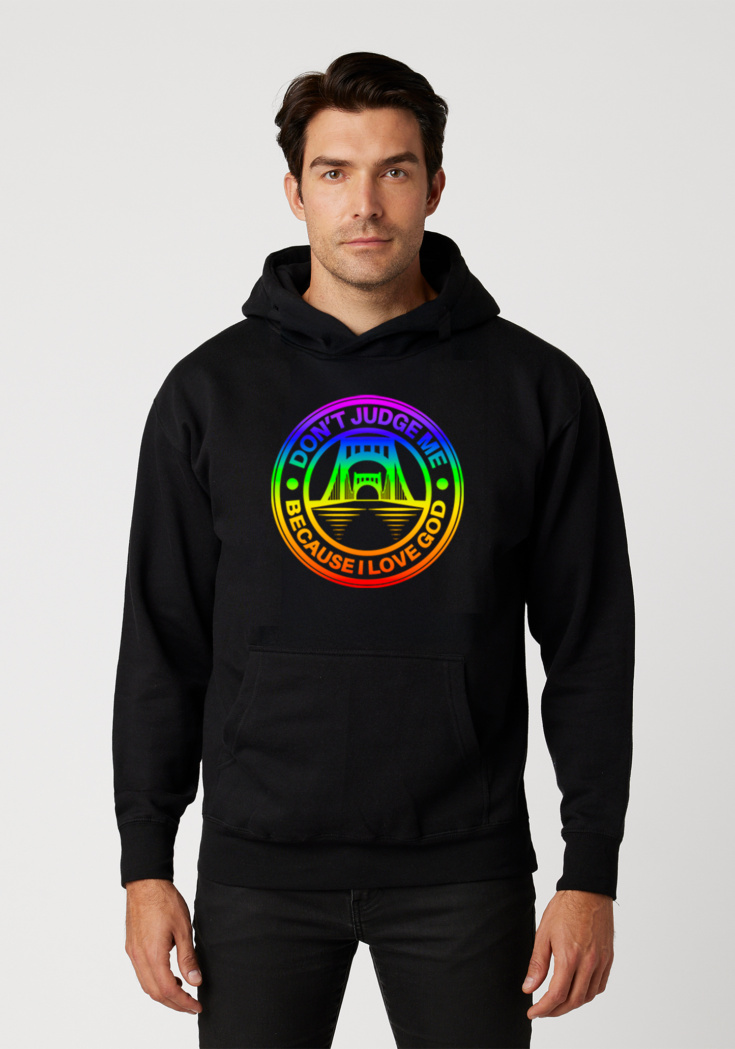Black – Unisex Faith Hoodie – The Capital