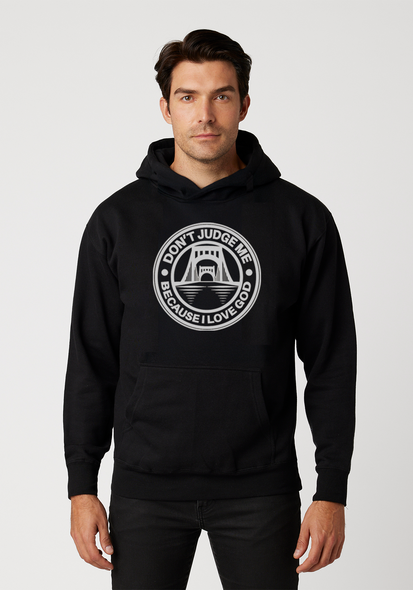 Black – Unisex Faith Hoodie – The Capital