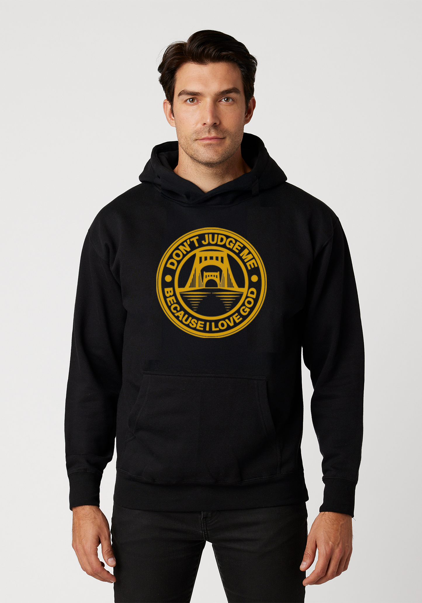 Black – Unisex Faith Hoodie – The Capital
