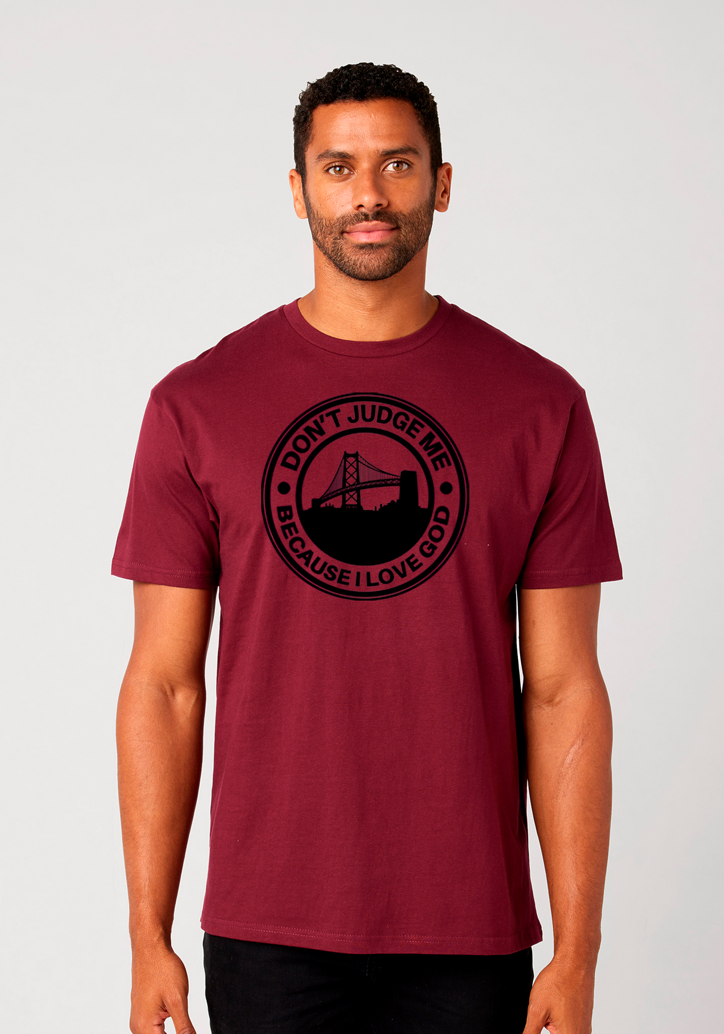 Maroon Unisex Faith T-Shirt - The Town