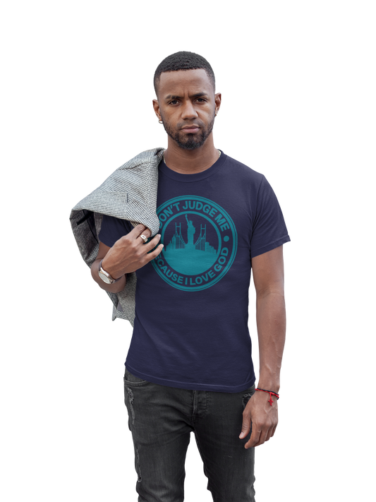 Navy - Unisex Faith Tee – The City