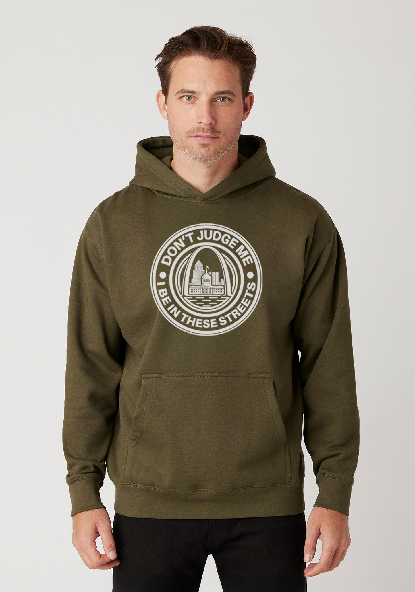 Military Green – Unisex Signature Hoodie – The Lou