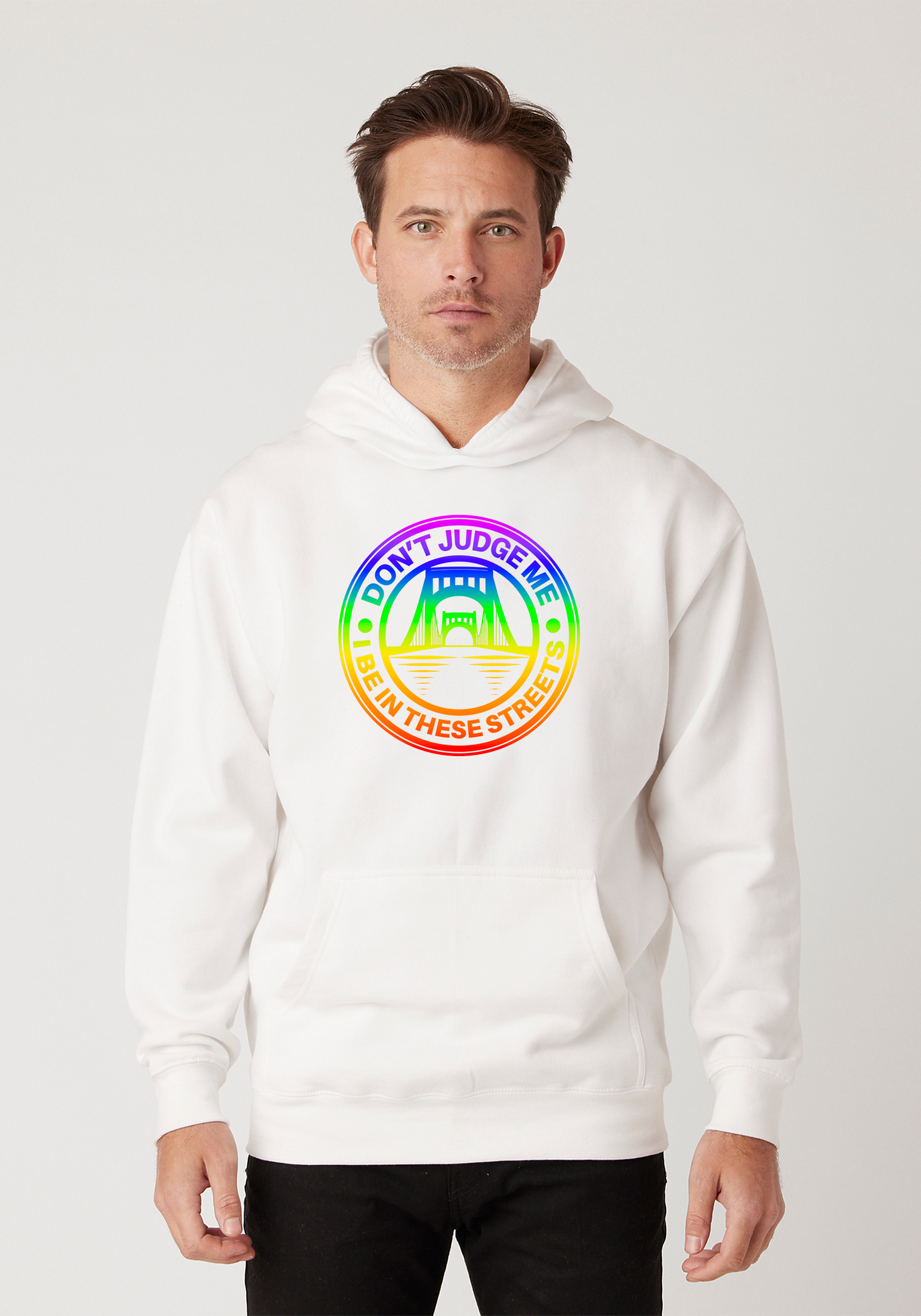 White - Unisex Signature Hoodie – The Capital