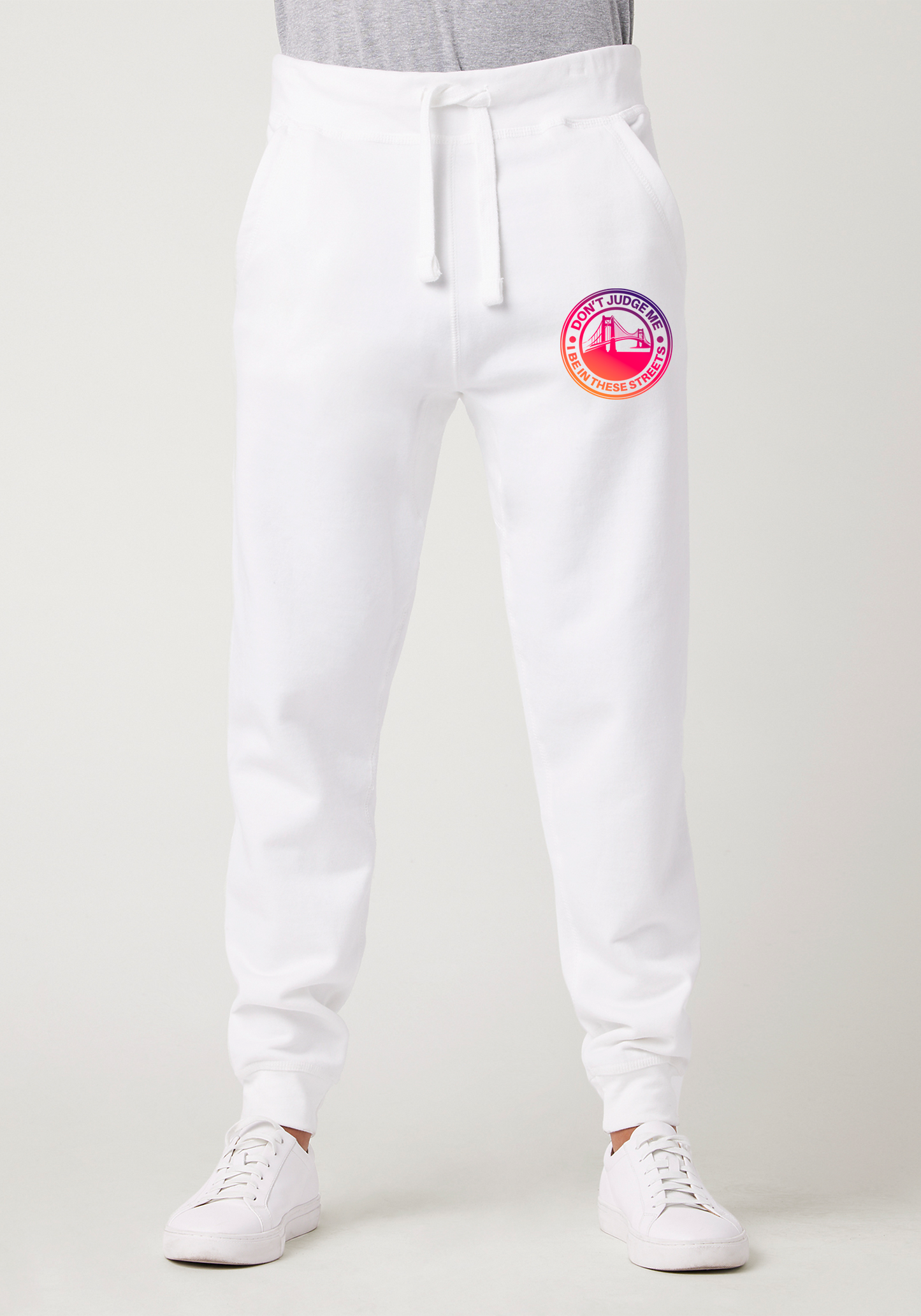 White Premium Jogger - The Bay