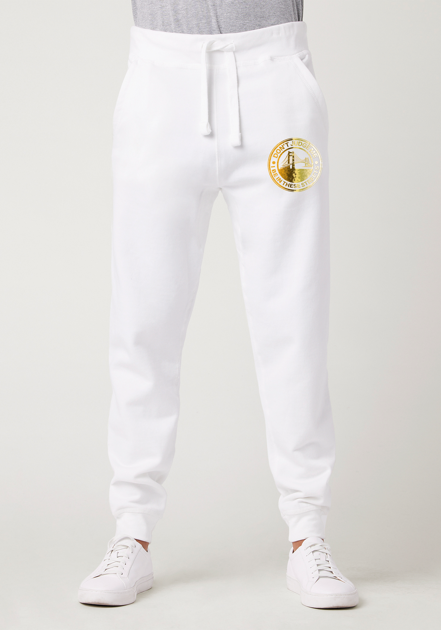 White Premium Jogger - The Bay
