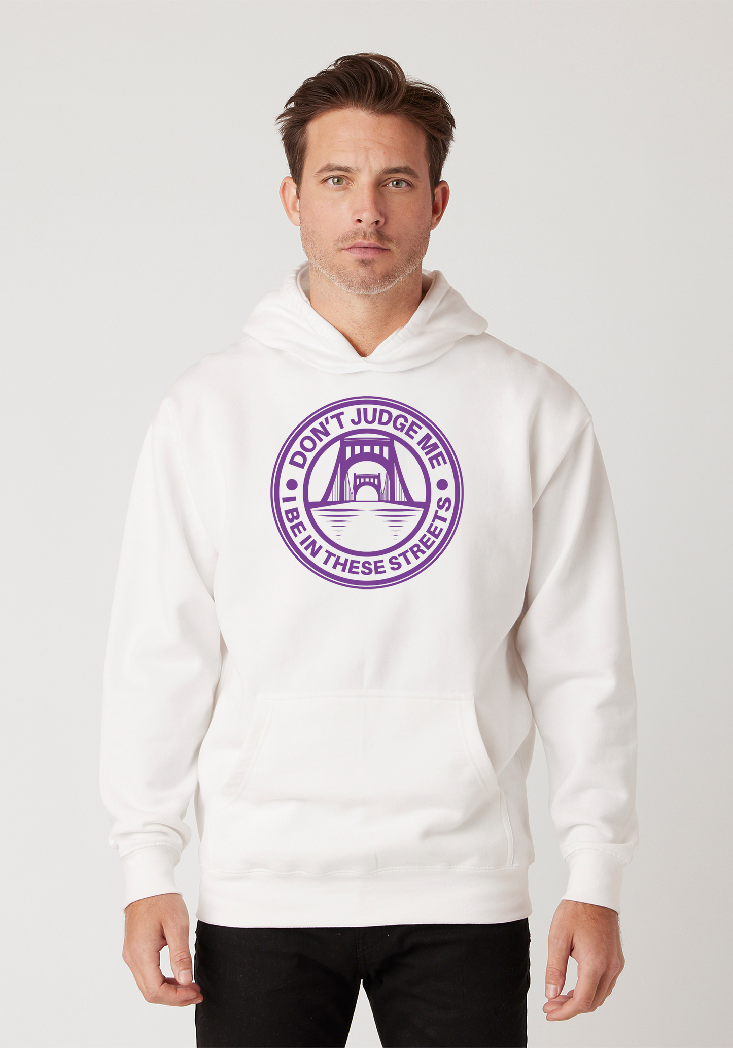 White - Unisex Signature Hoodie – The Capital