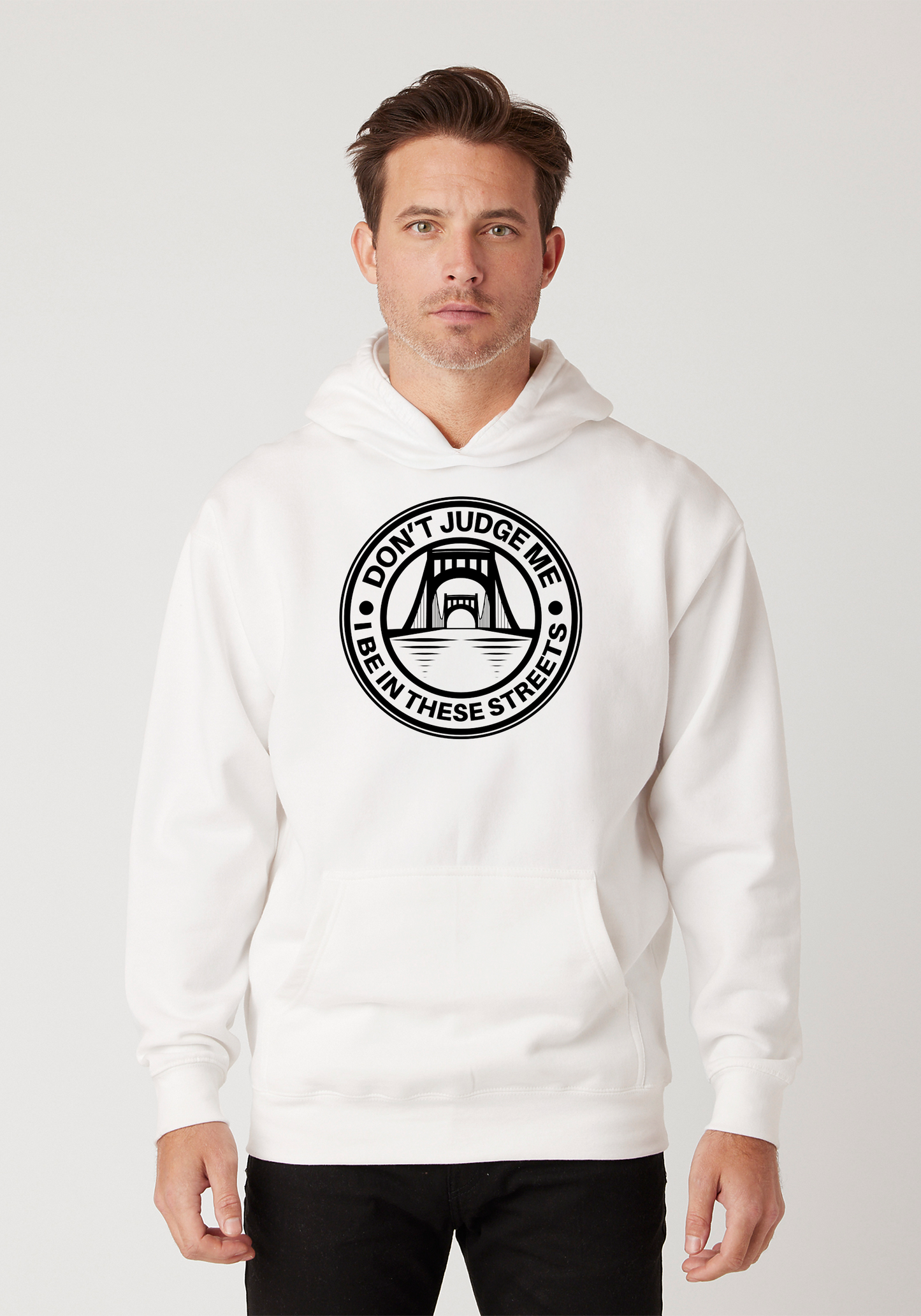 White - Unisex Signature Hoodie – The Capital