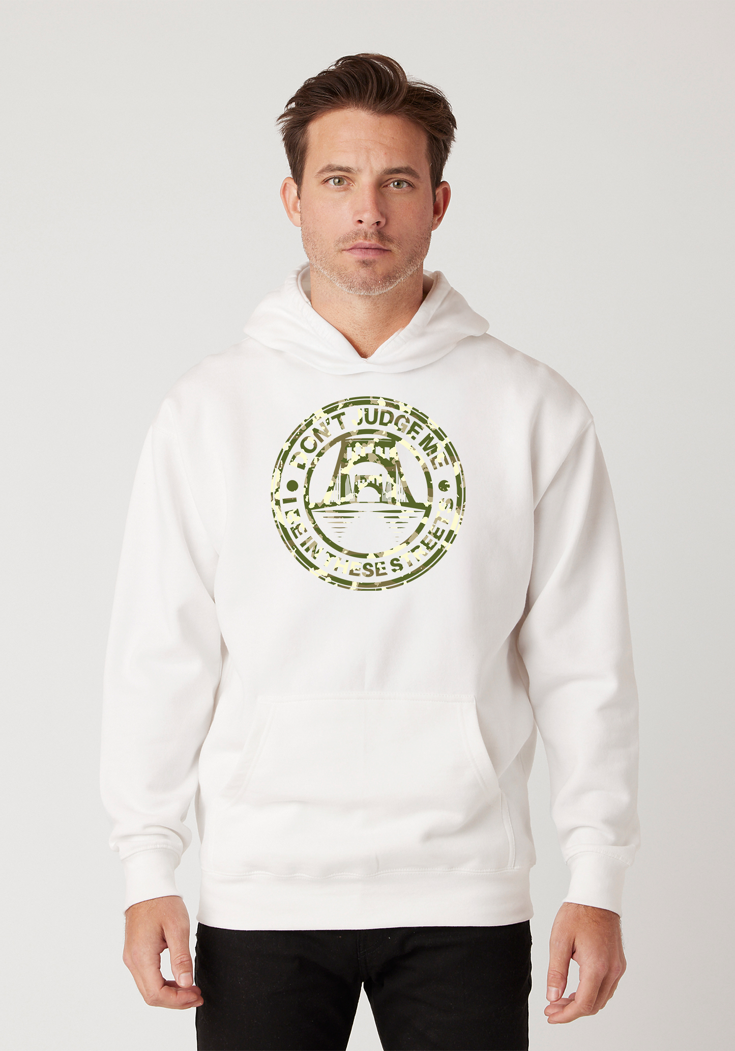 White - Unisex Signature Hoodie – The Capital