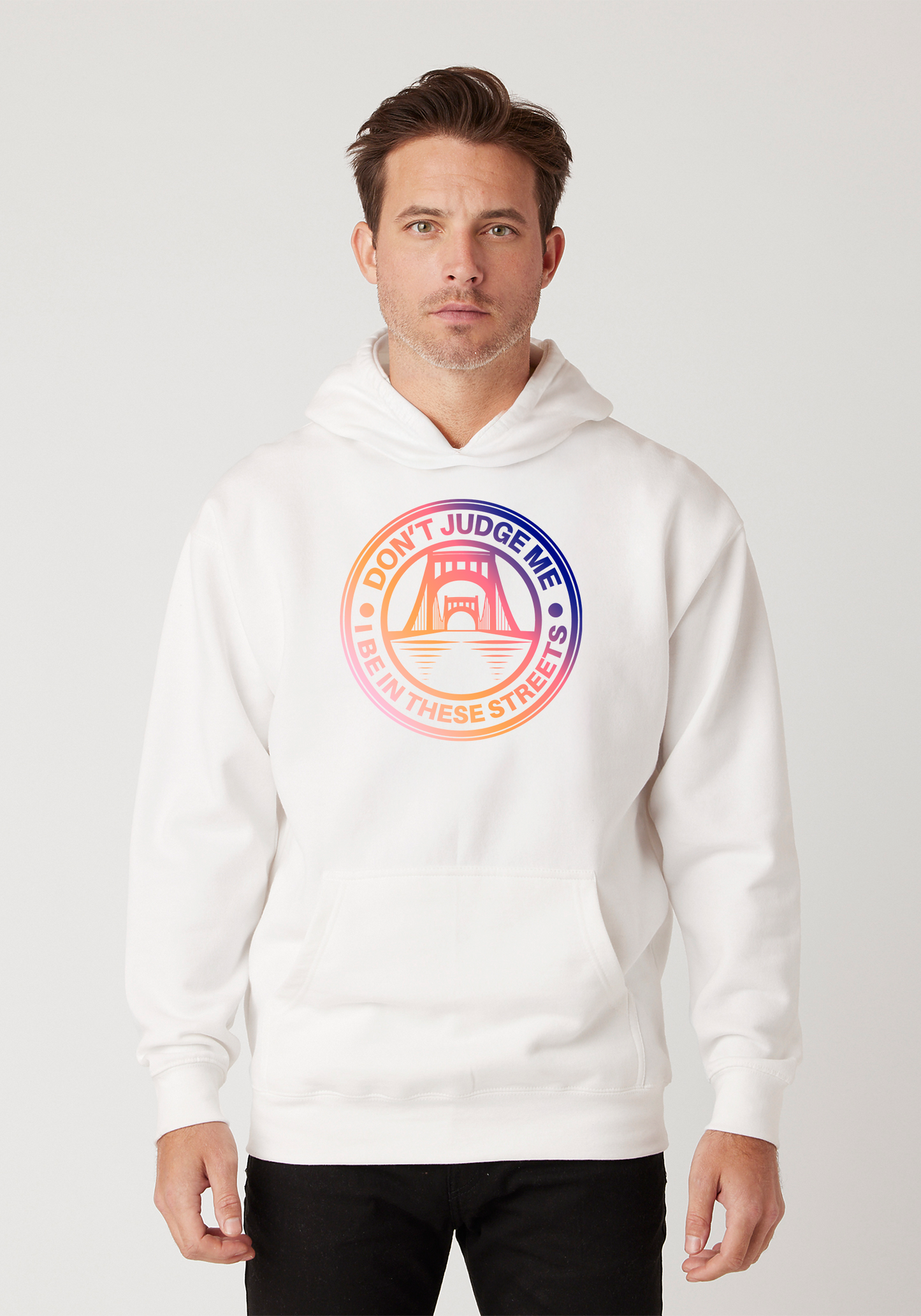 White - Unisex Signature Hoodie – The Capital