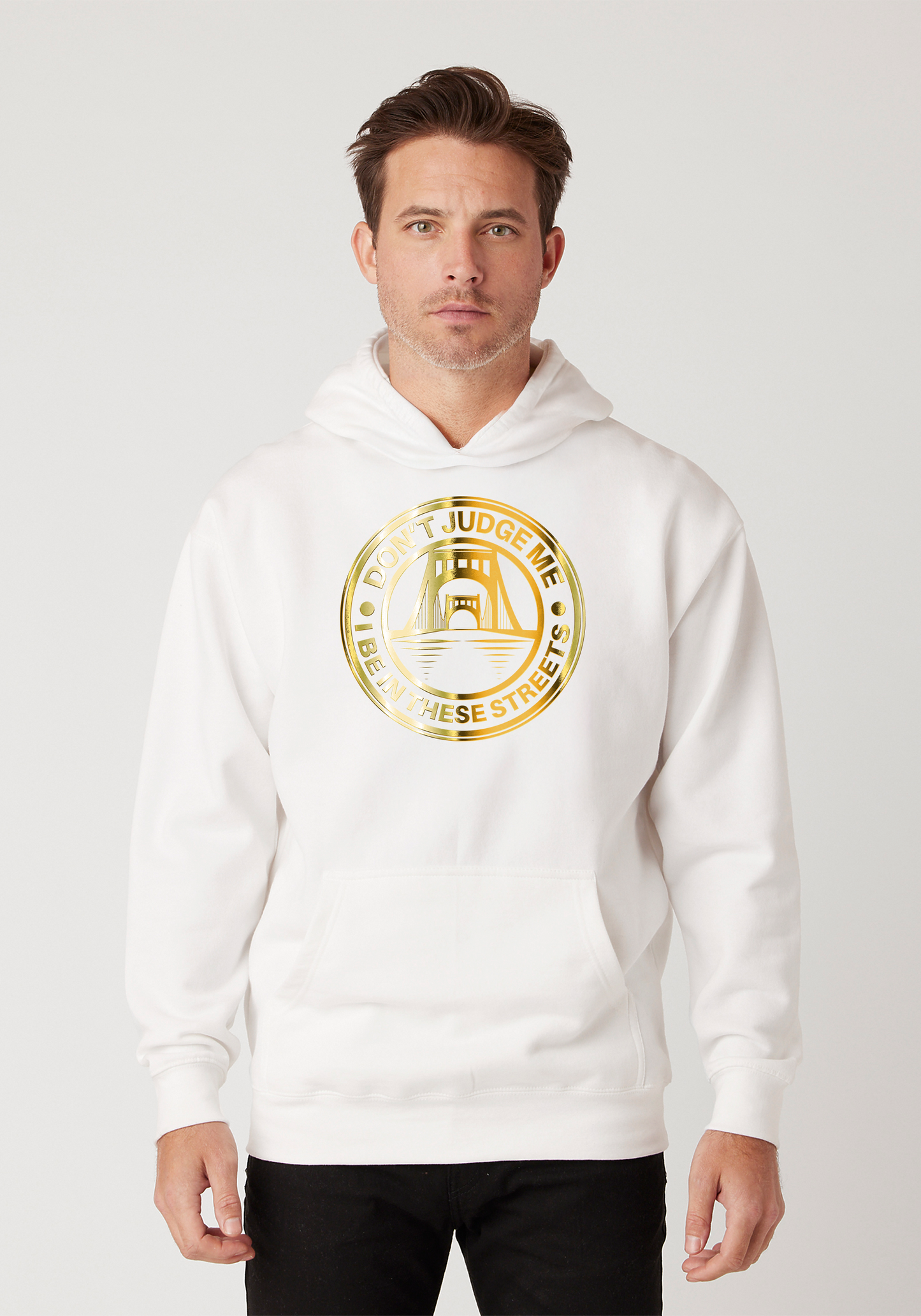 White - Unisex Signature Hoodie – The Capital