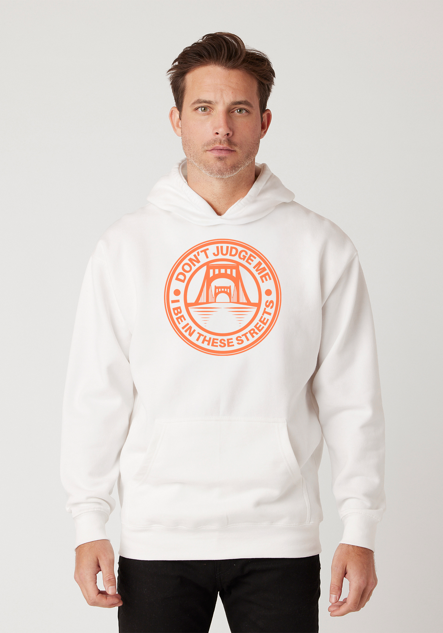 White - Unisex Signature Hoodie – The Capital
