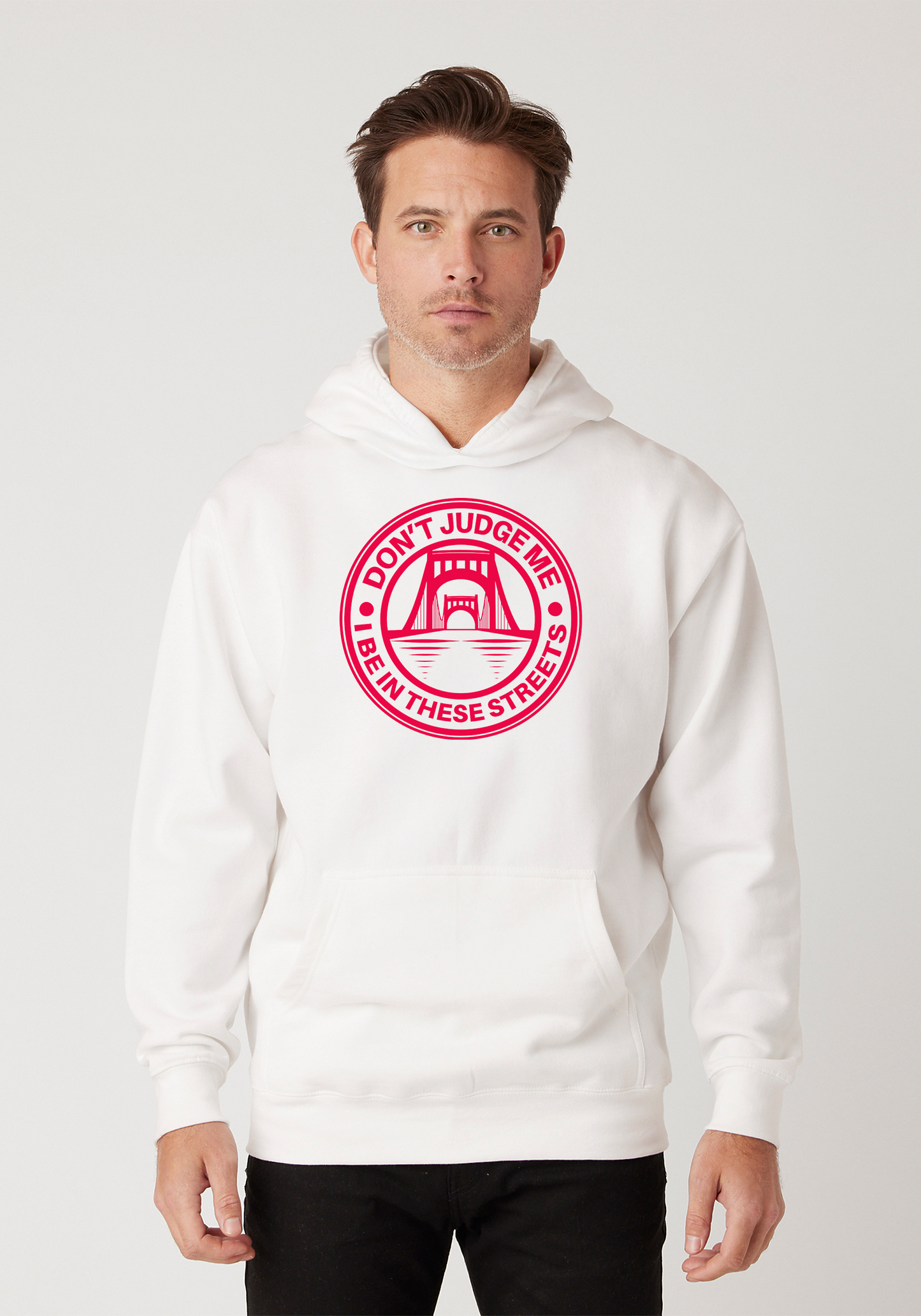 White - Unisex Signature Hoodie – The Capital