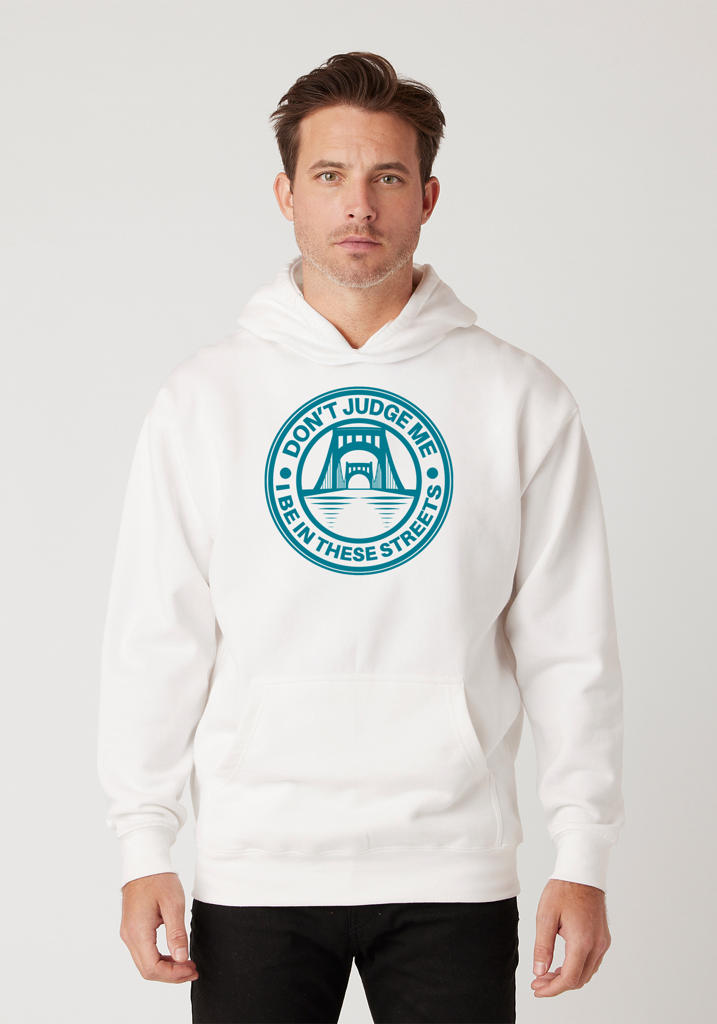 White - Unisex Signature Hoodie – The Capital