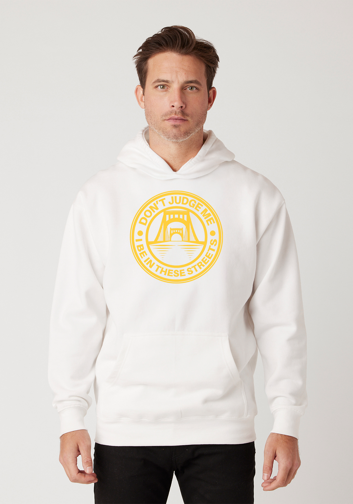 White - Unisex Signature Hoodie – The Capital