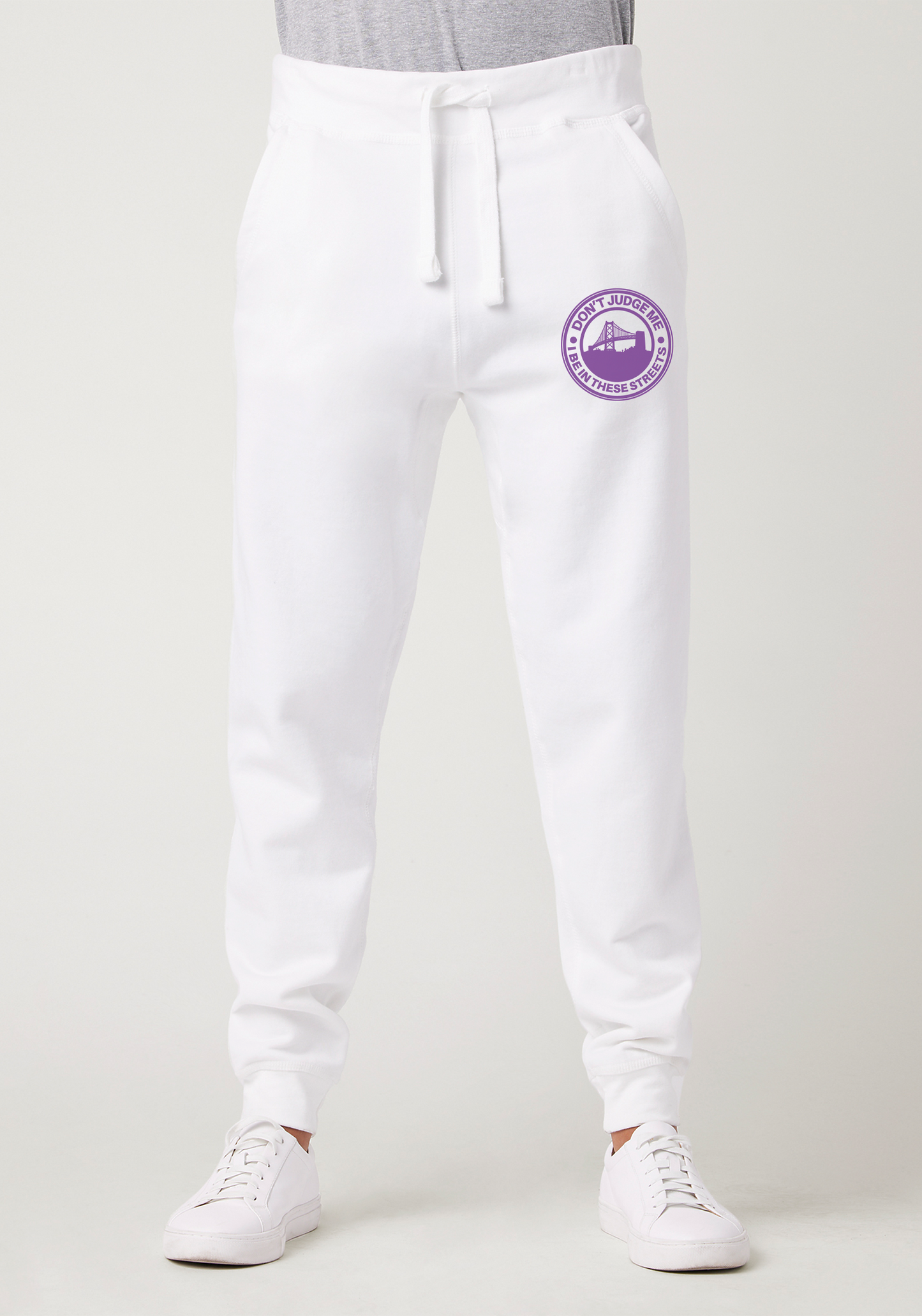 White Premium Jogger - The Bay