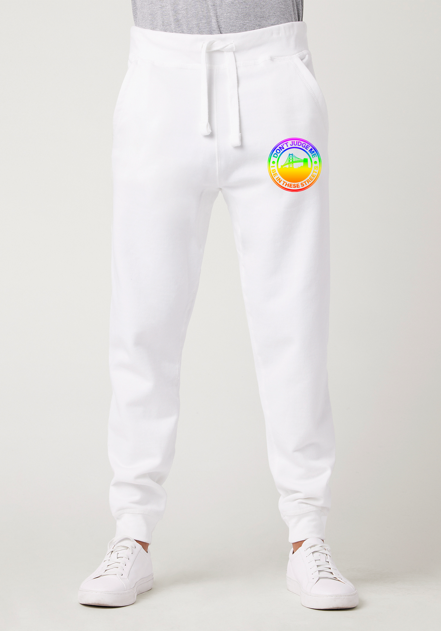White Premium Jogger - The Bay