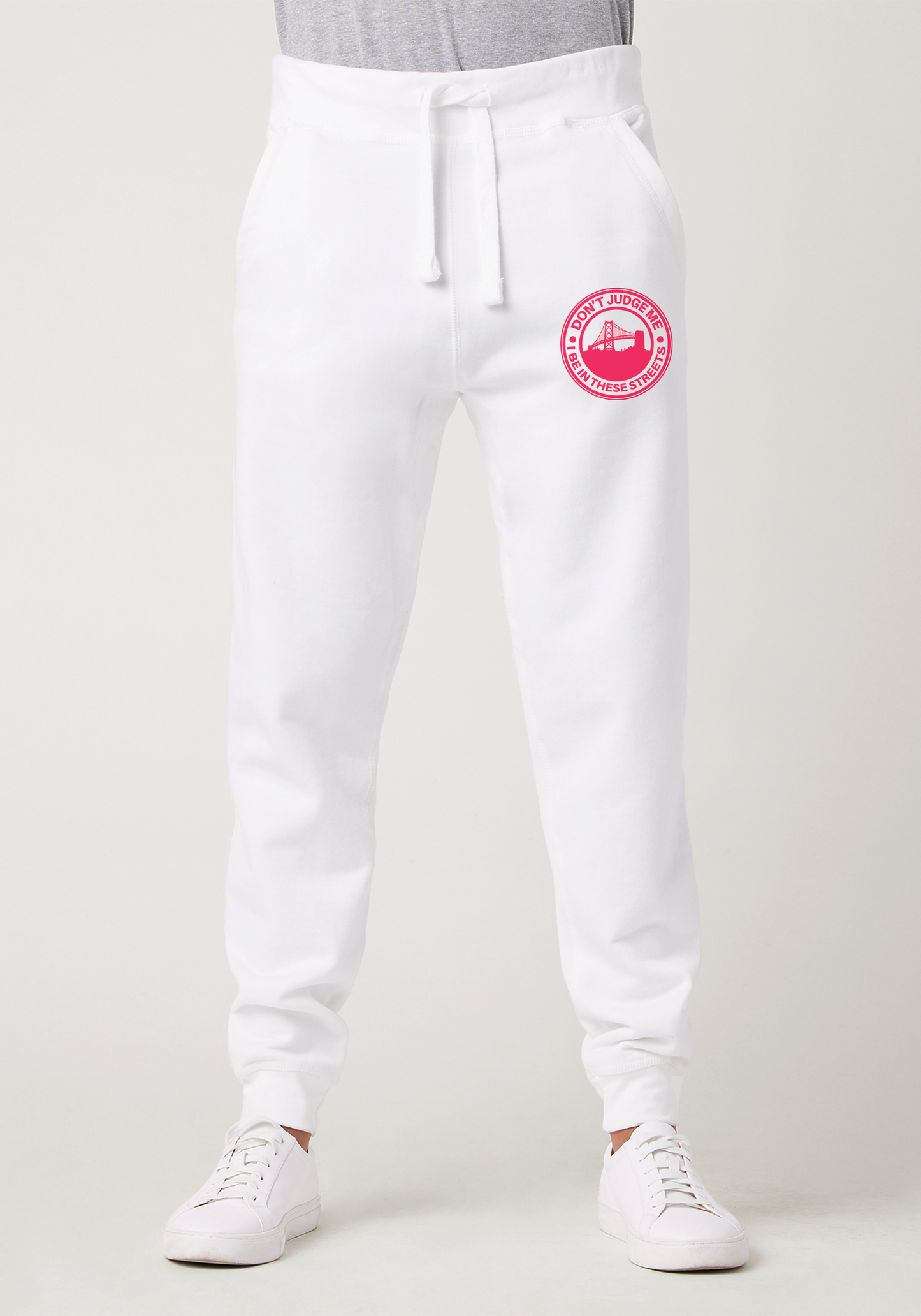 White Premium Jogger - The Bay