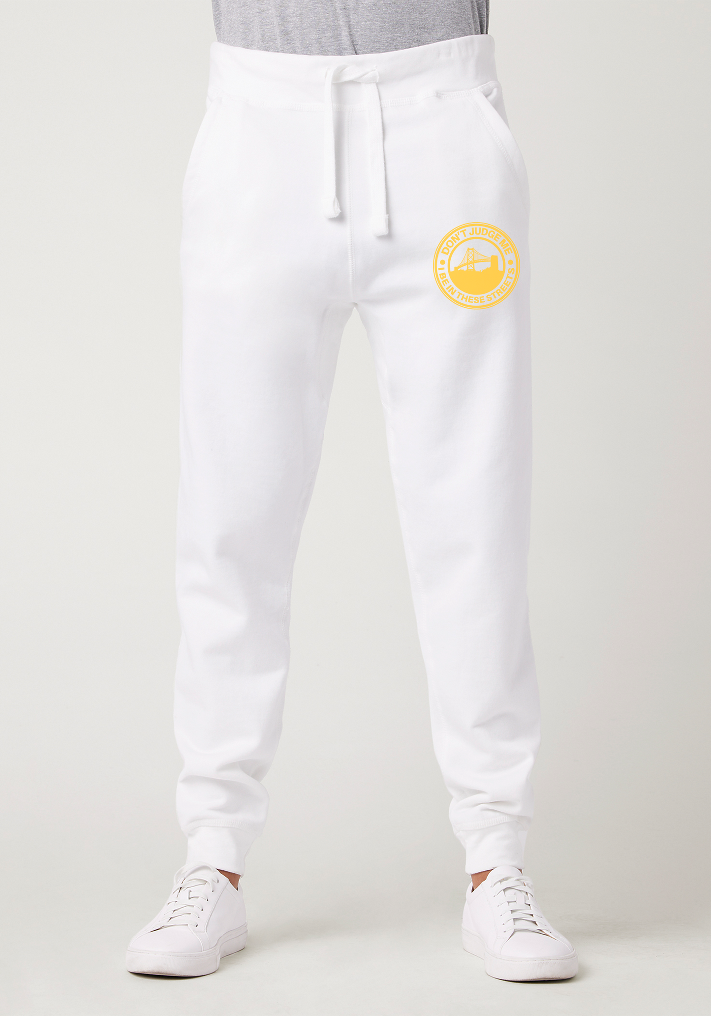 White Premium Jogger - The Bay