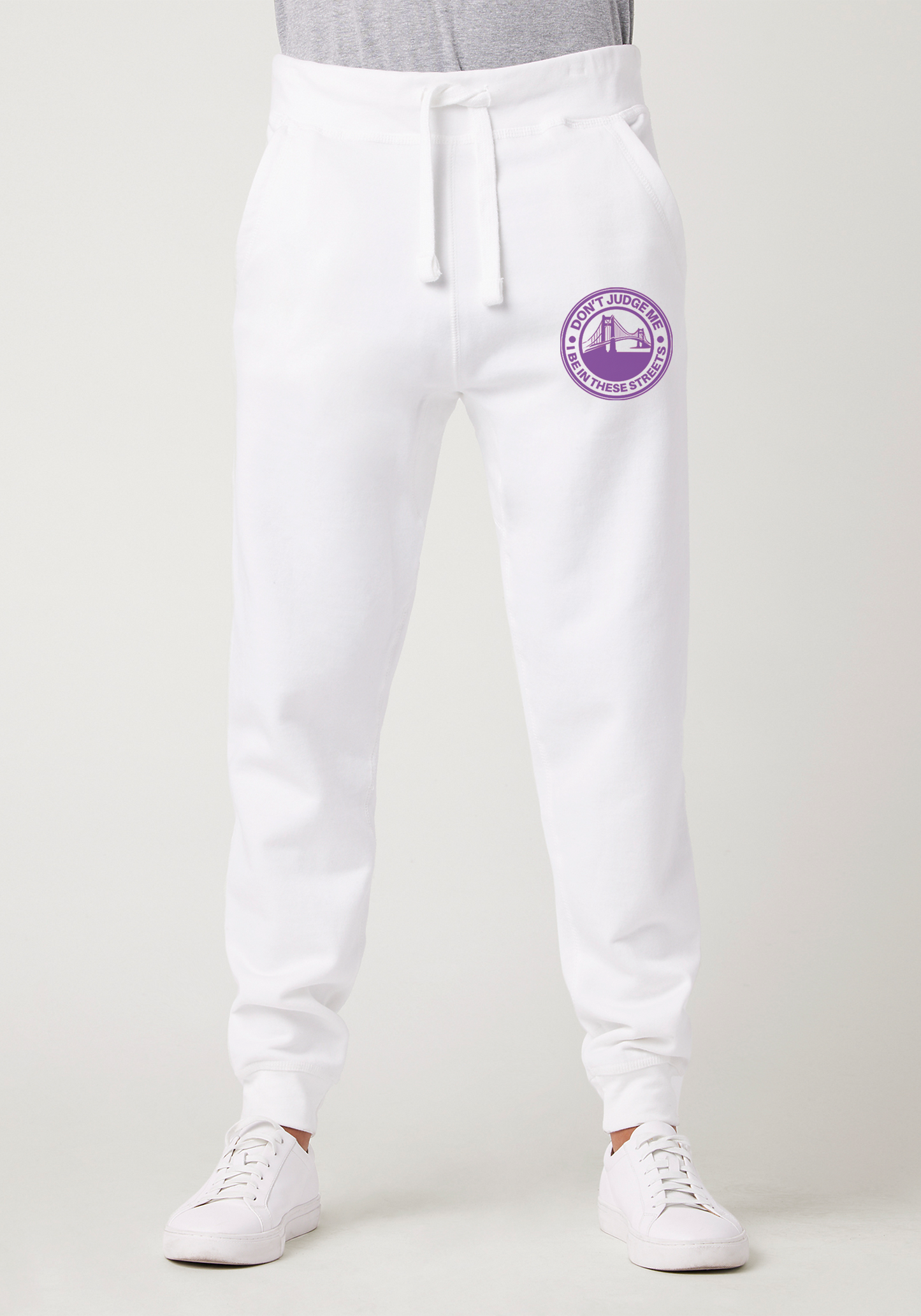 White Premium Jogger - The Bay