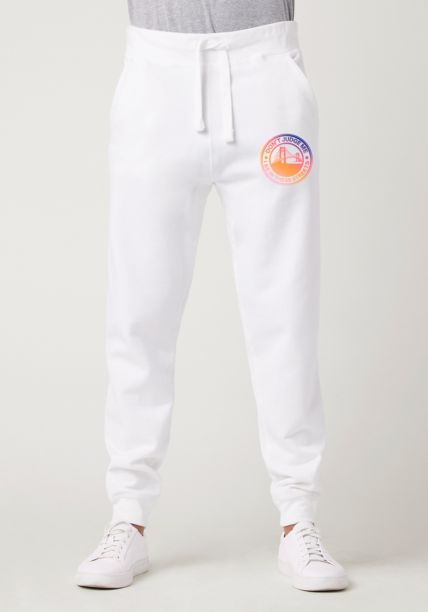 White Premium Jogger - The Bay