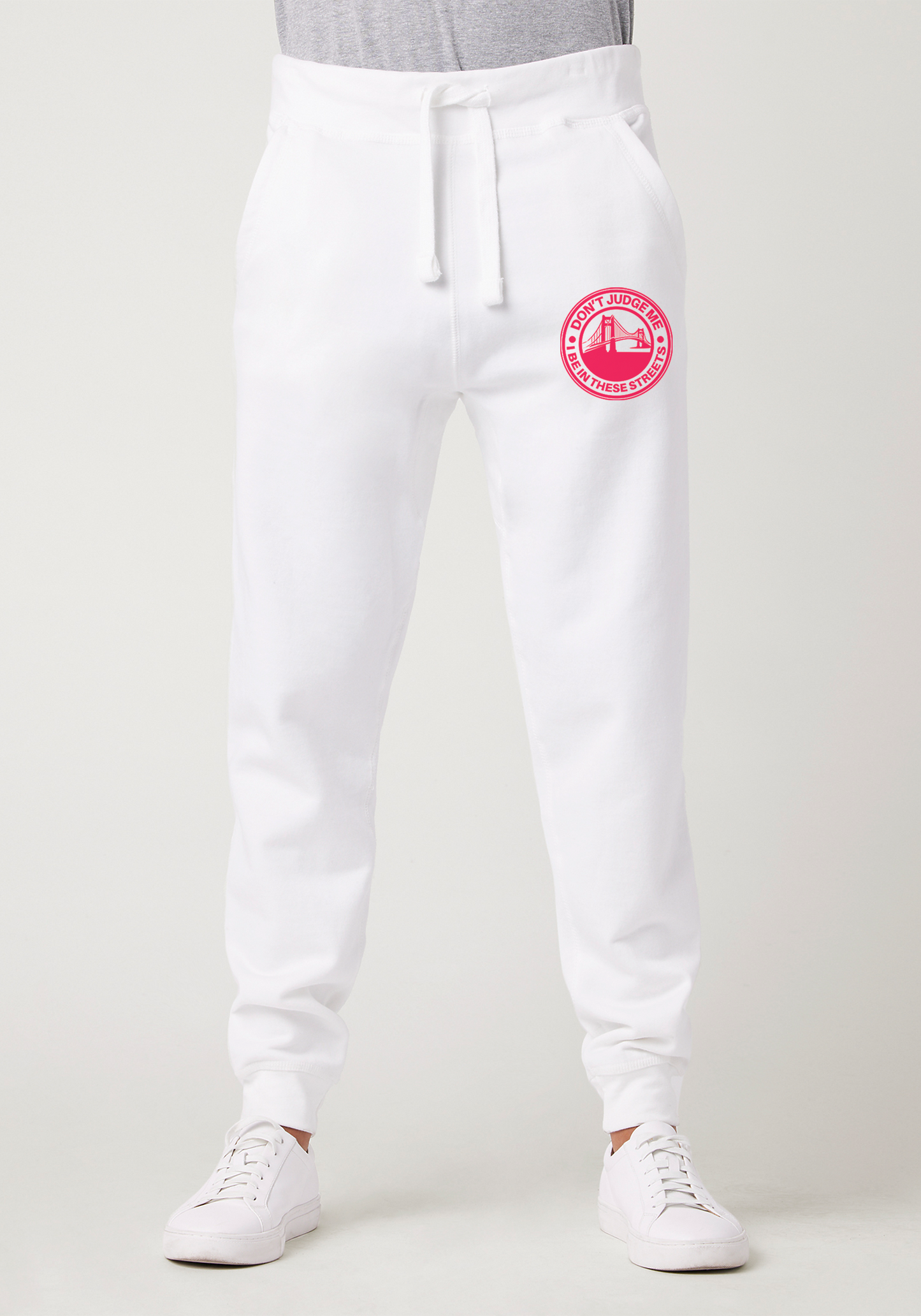 White Premium Jogger - The Bay