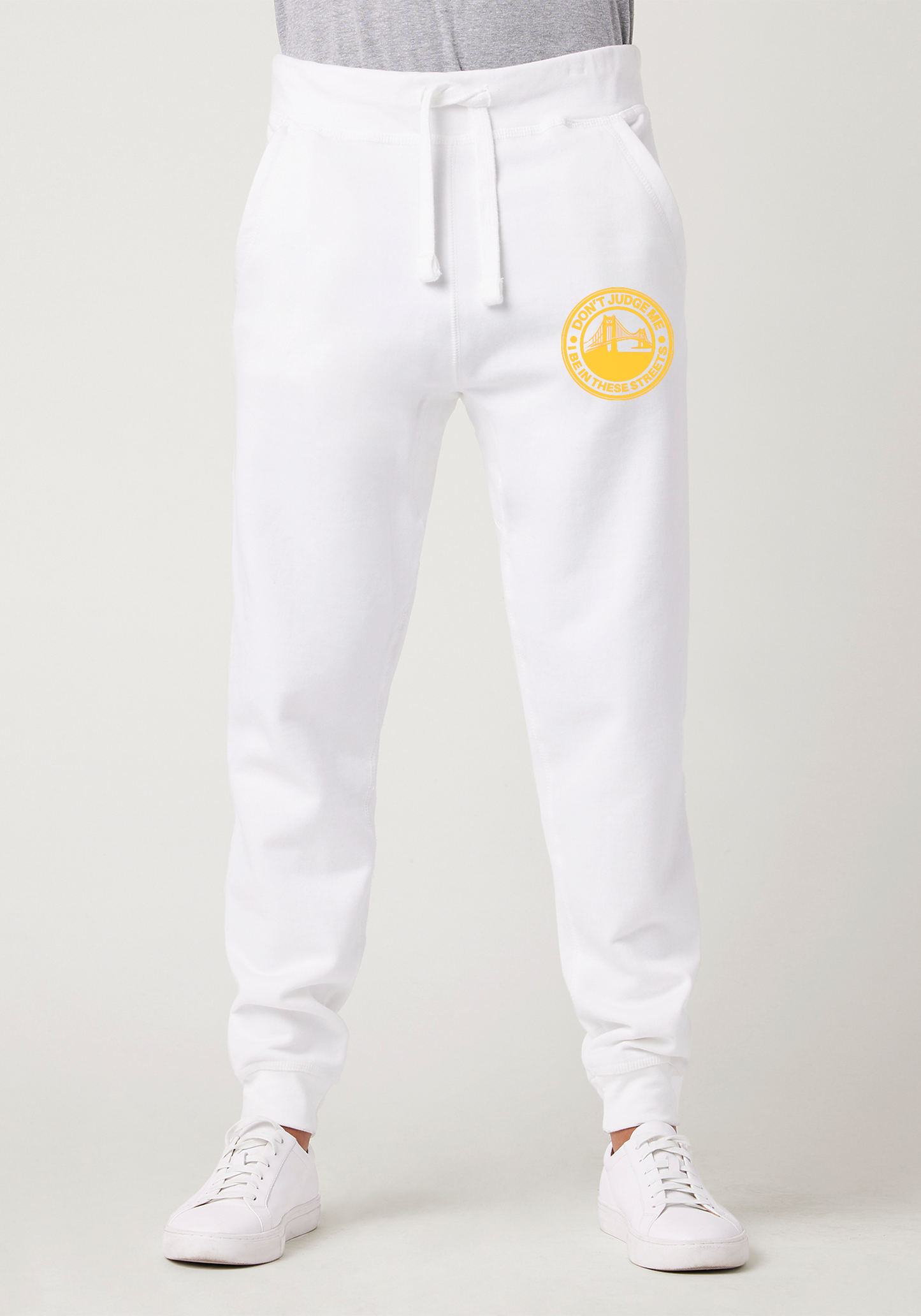 White Premium Jogger - The Bay