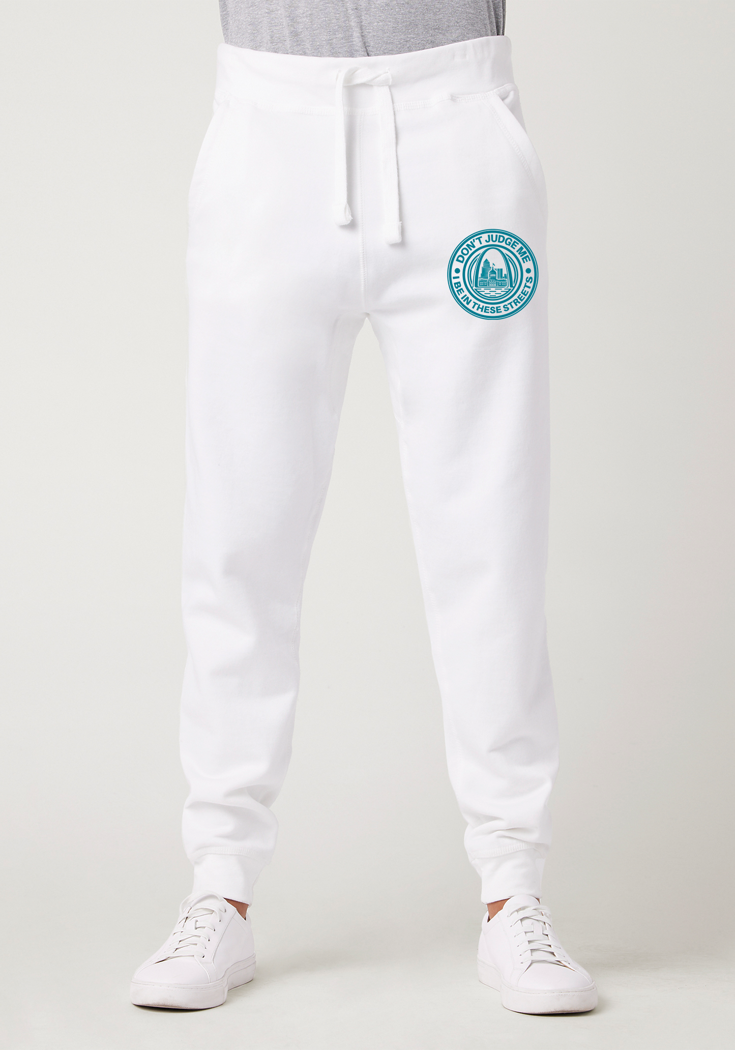 White Premium Jogger - The Lou